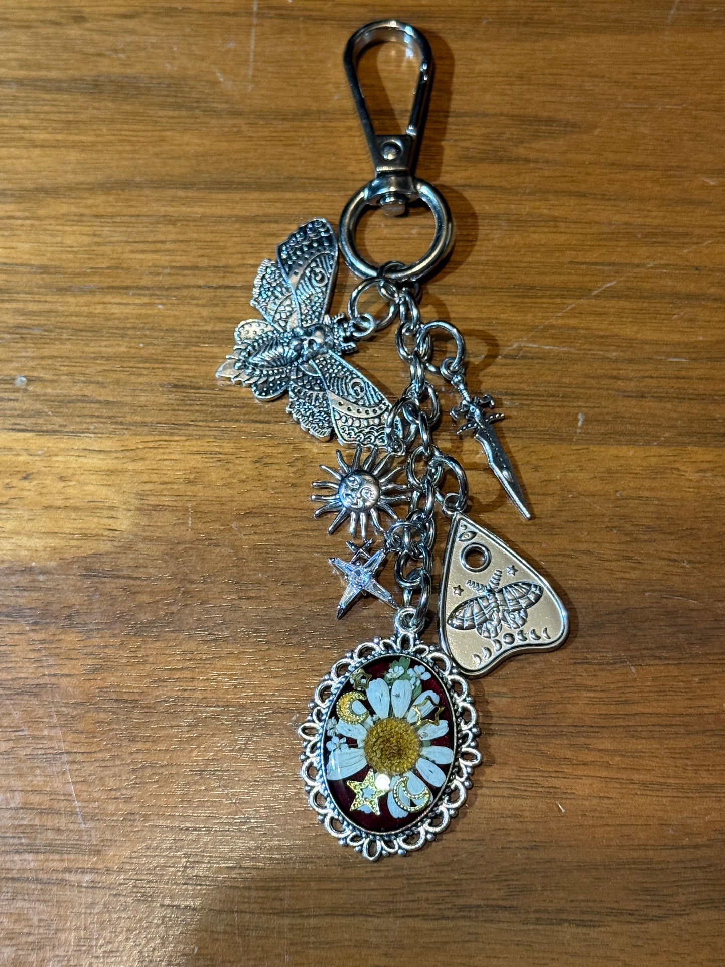 Silver bag charm (#6)