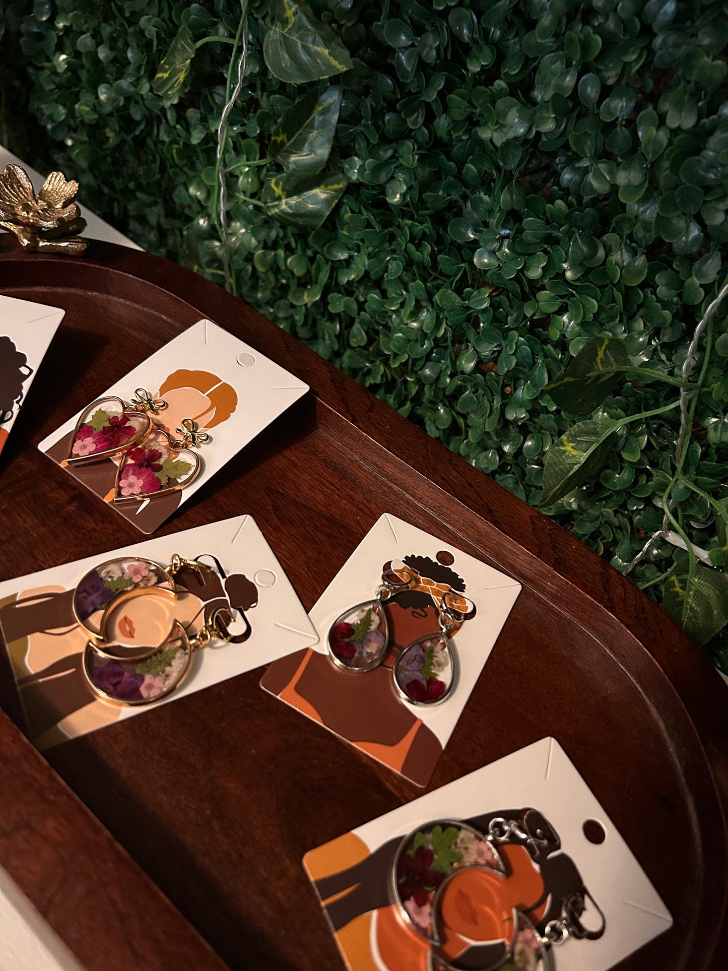 Original earring reveals