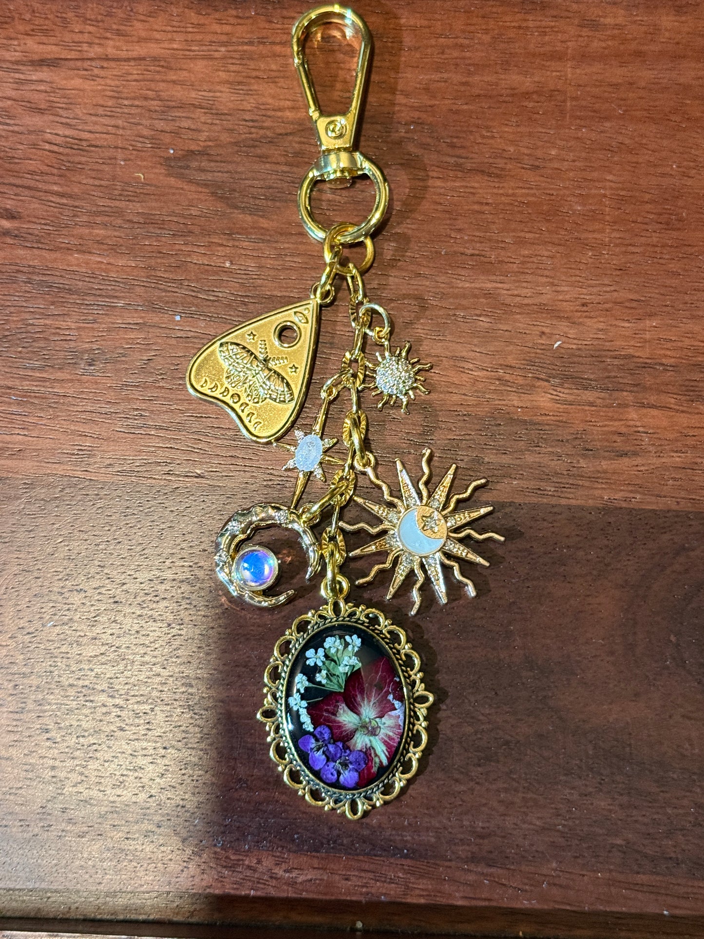 Gold bag charm (#4)