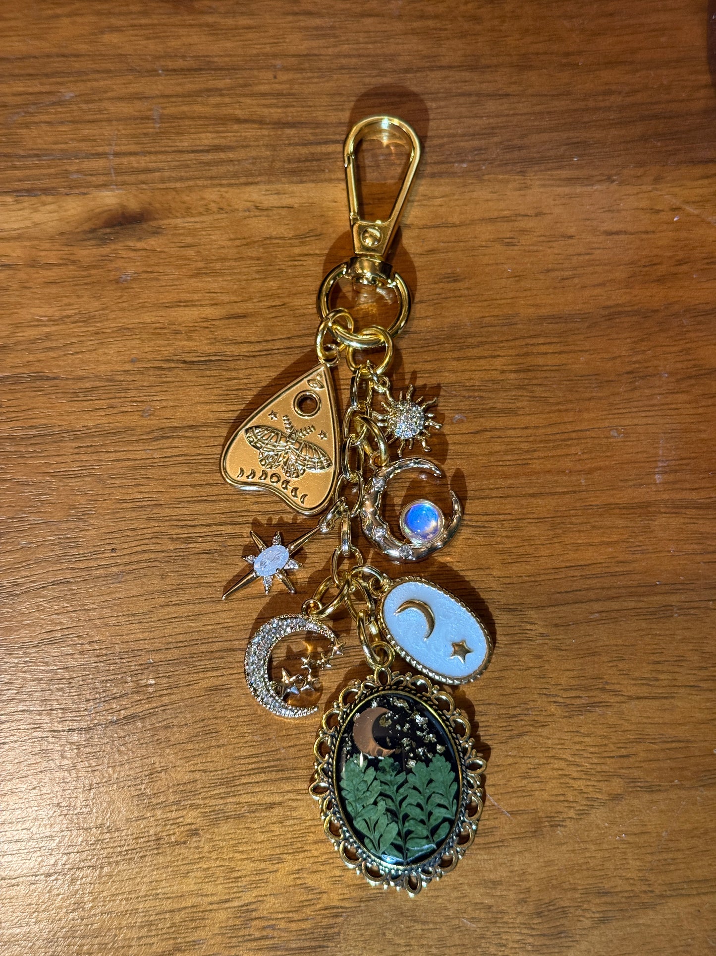 Gold bag charm #6