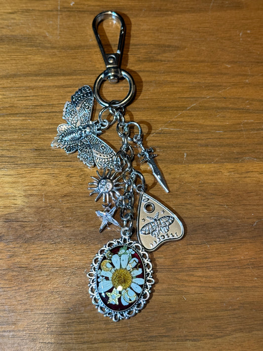 Silver bag charm (#6)