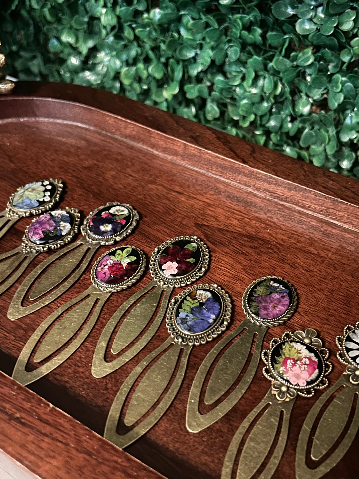 flower bookmark reveal