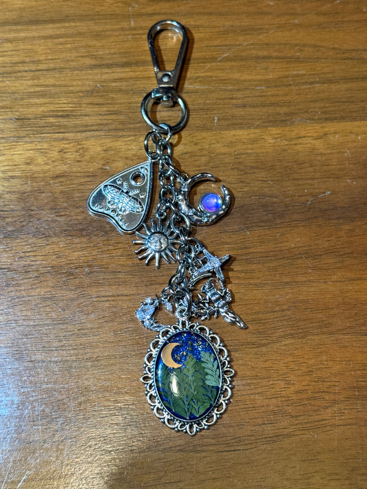 Silver bag charm (#4)
