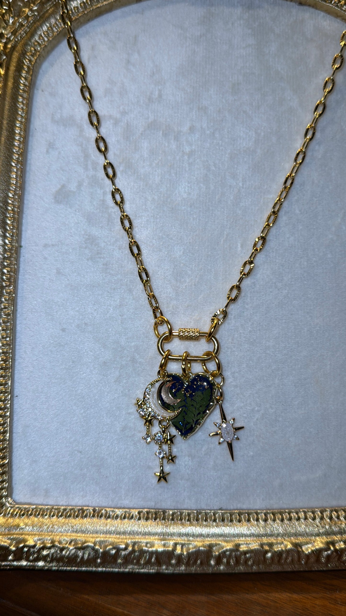 Love you to the moon and back front clasp necklace #4