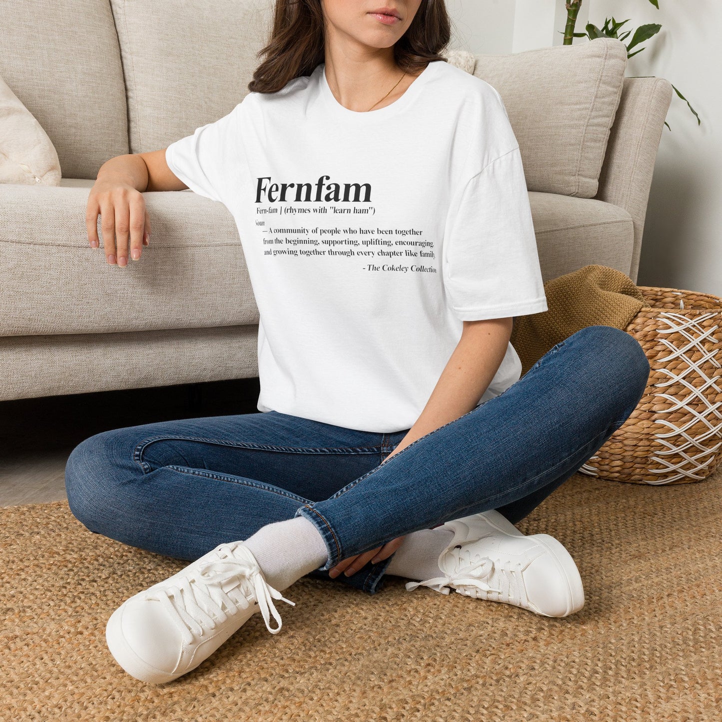 Fernfam definition shirt | T-Shirt, family name tee, name meaning design