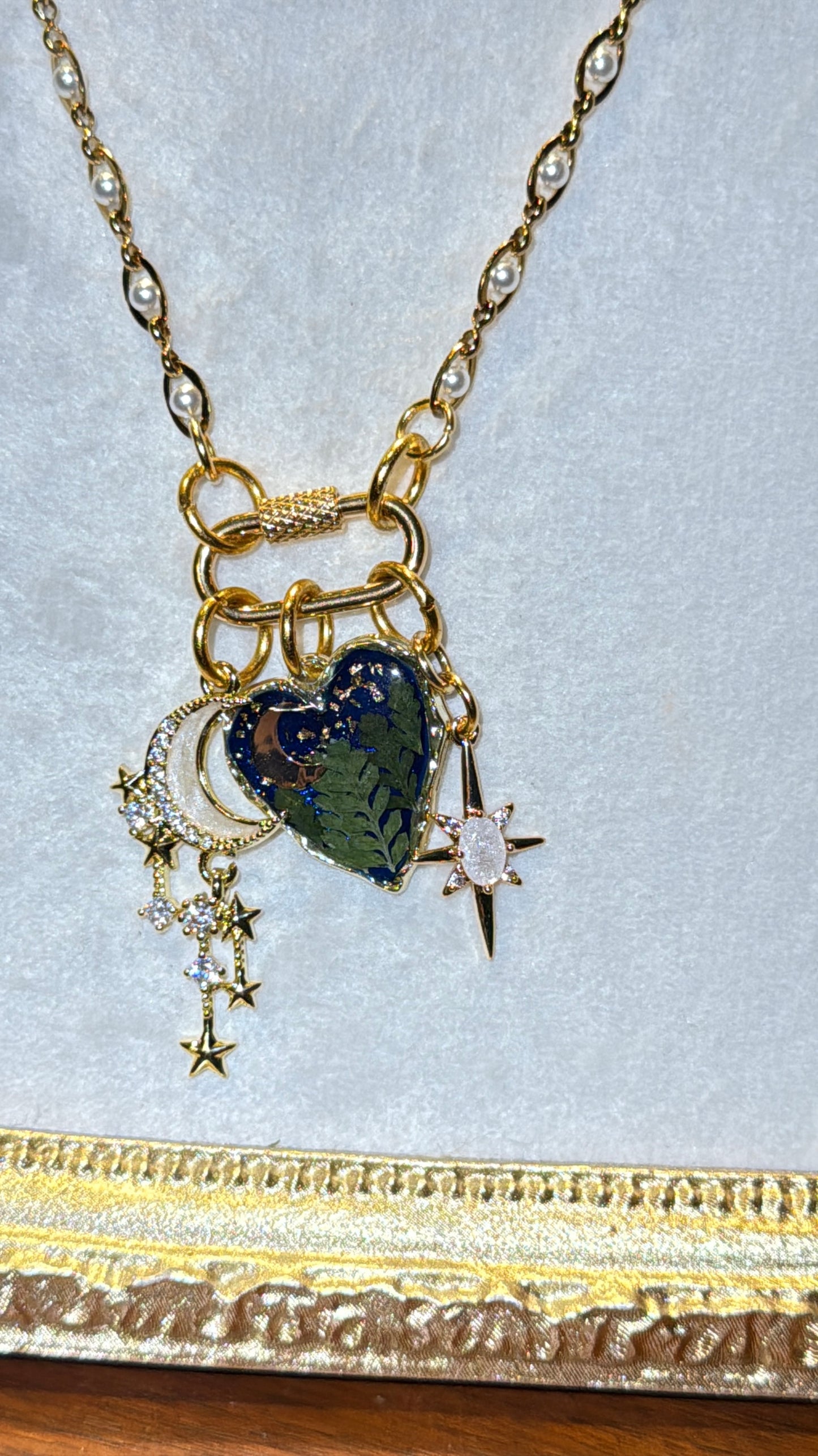 Love you to the moon and back front clasp necklace #3