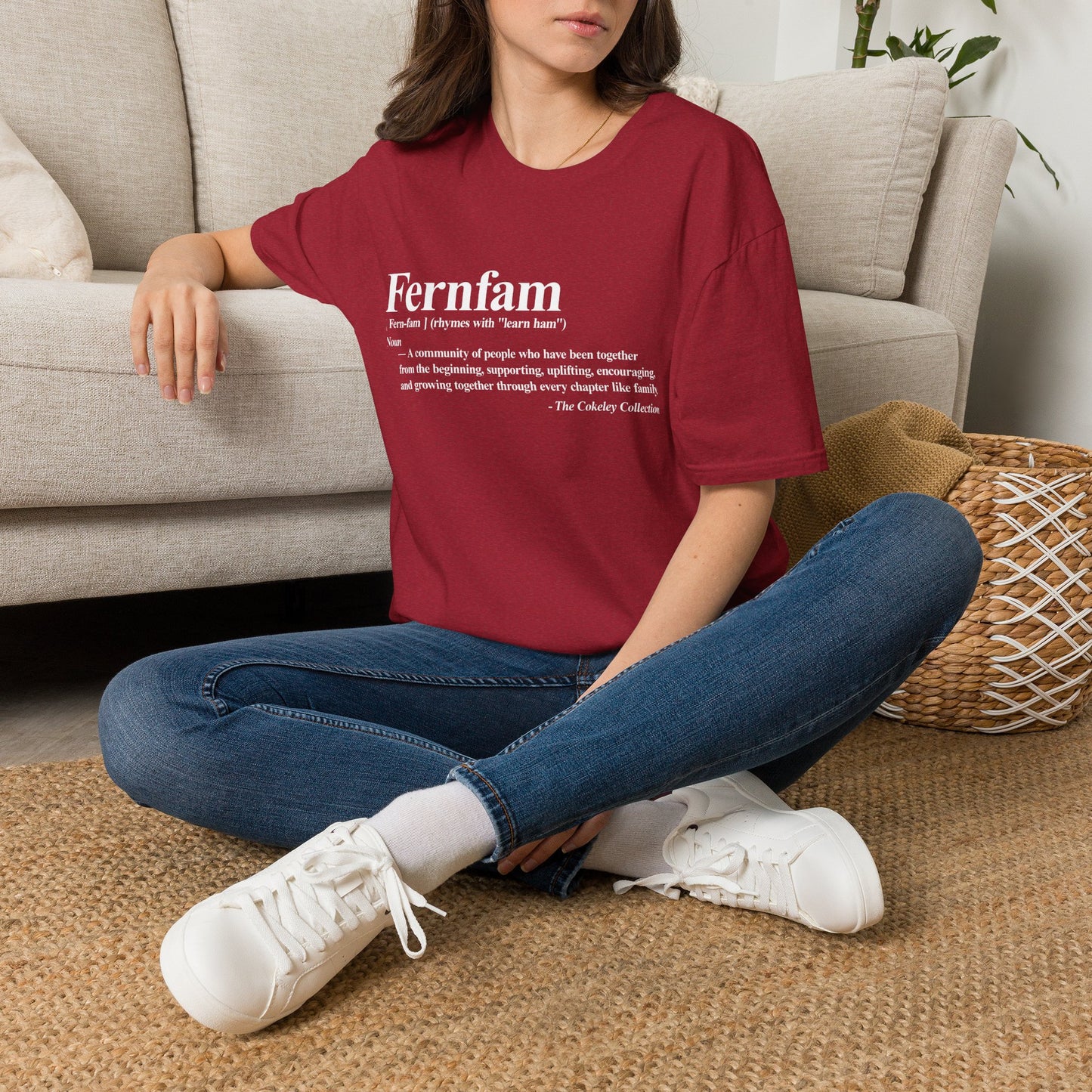 Fernfam definition T-Shirt | family quote tee, community togetherness design