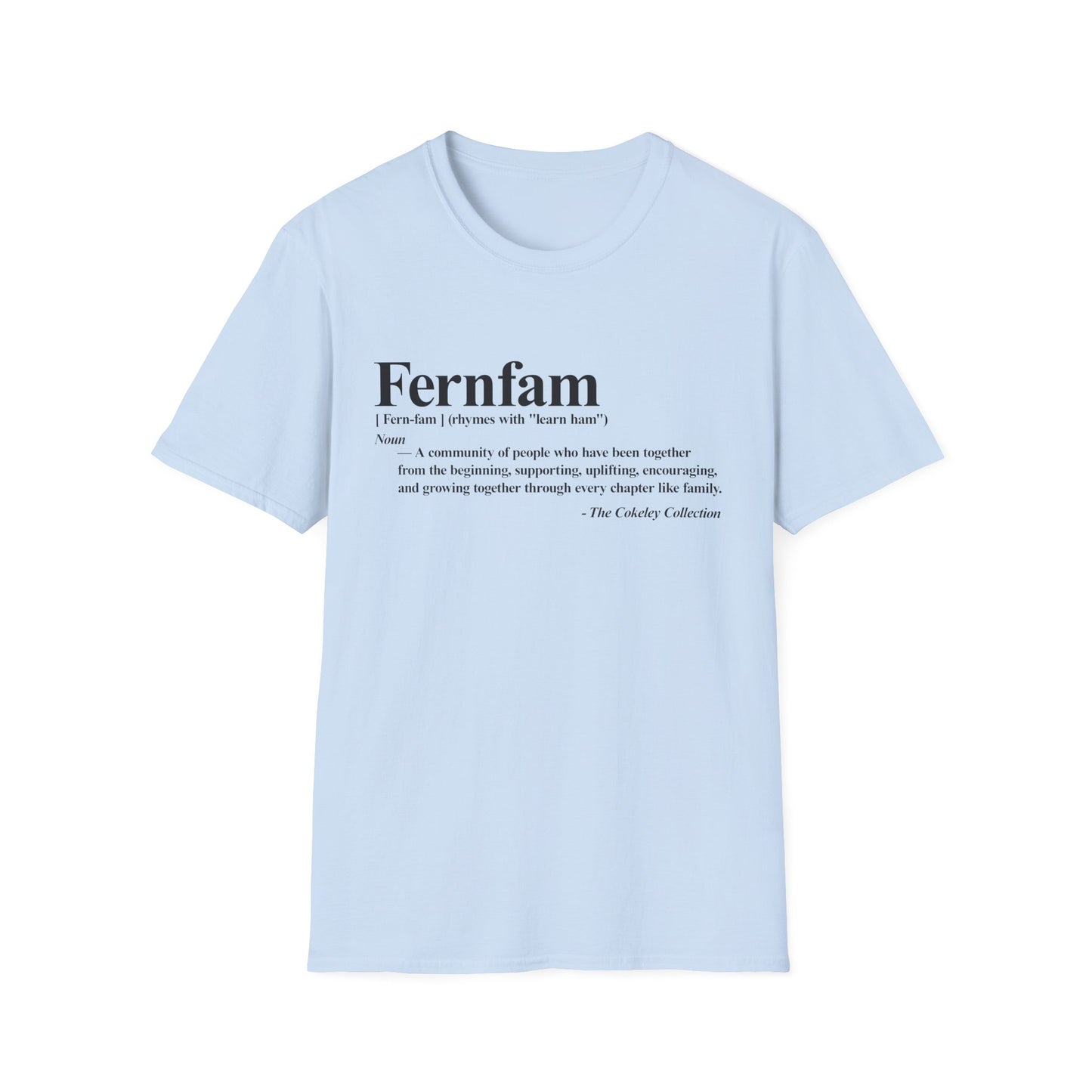 Fernfam definition shirt | T-Shirt, family name tee, name meaning design