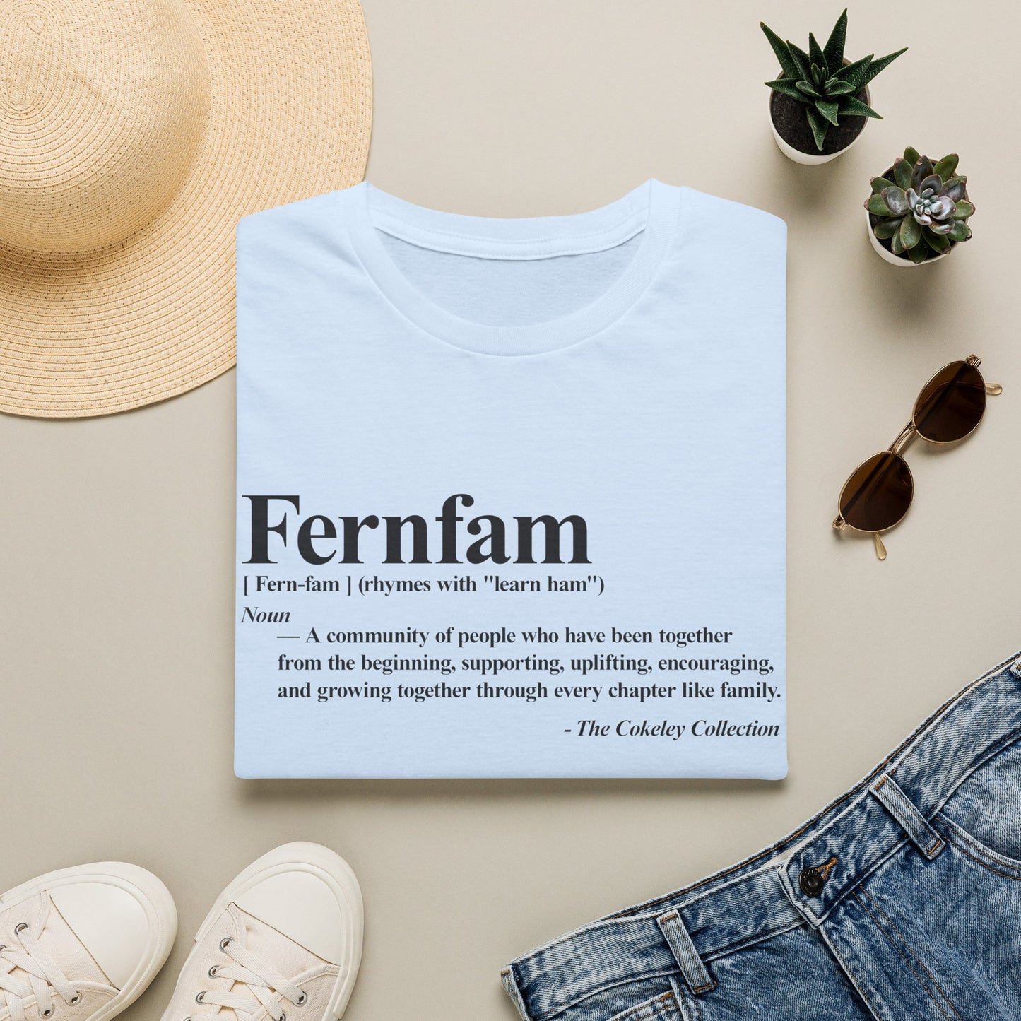 Fernfam definition shirt | T-Shirt, family name tee, name meaning design
