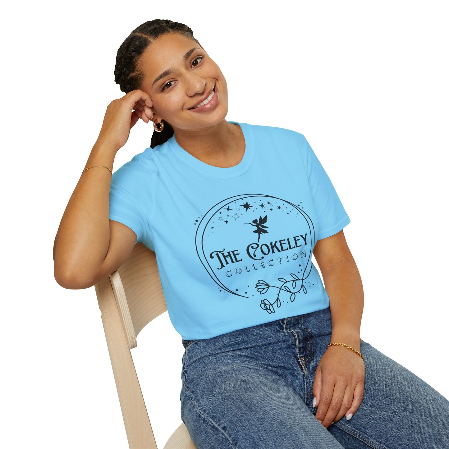The Cokeley Collection T-Shirt | Fairy Logo, Floral Emblem