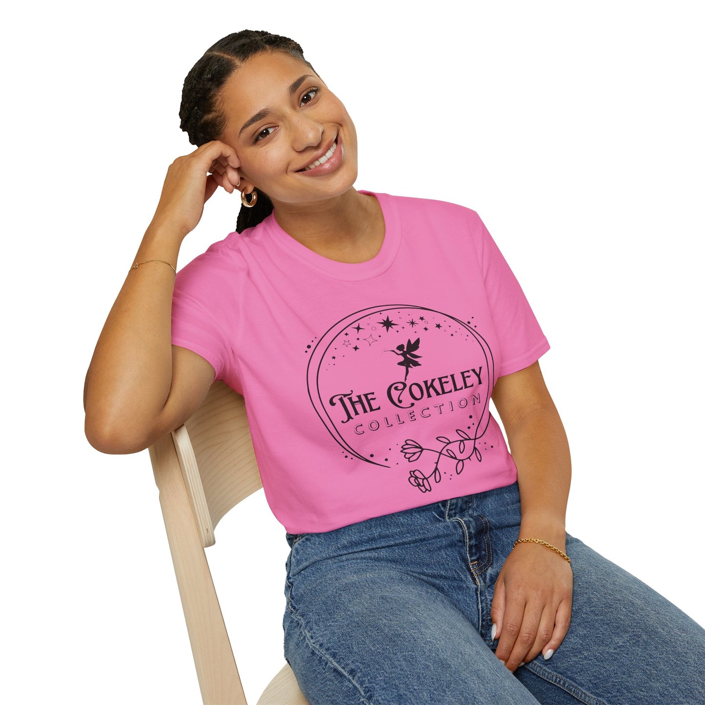 The Cokeley Collection T-Shirt | Fairy Logo, Floral Emblem