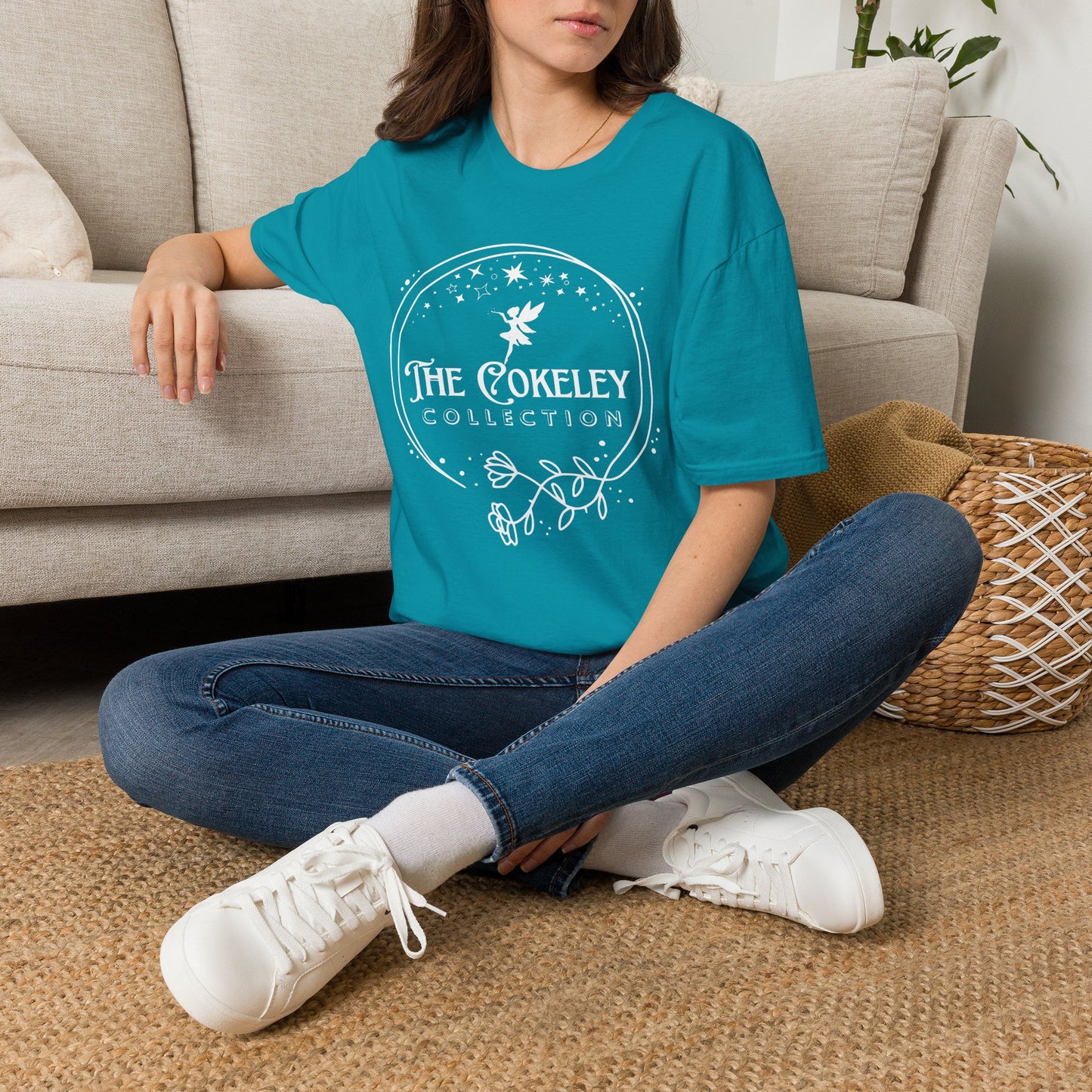 The Cokeley Collection T-Shirt | Fairy Logo, Starry Circle Design