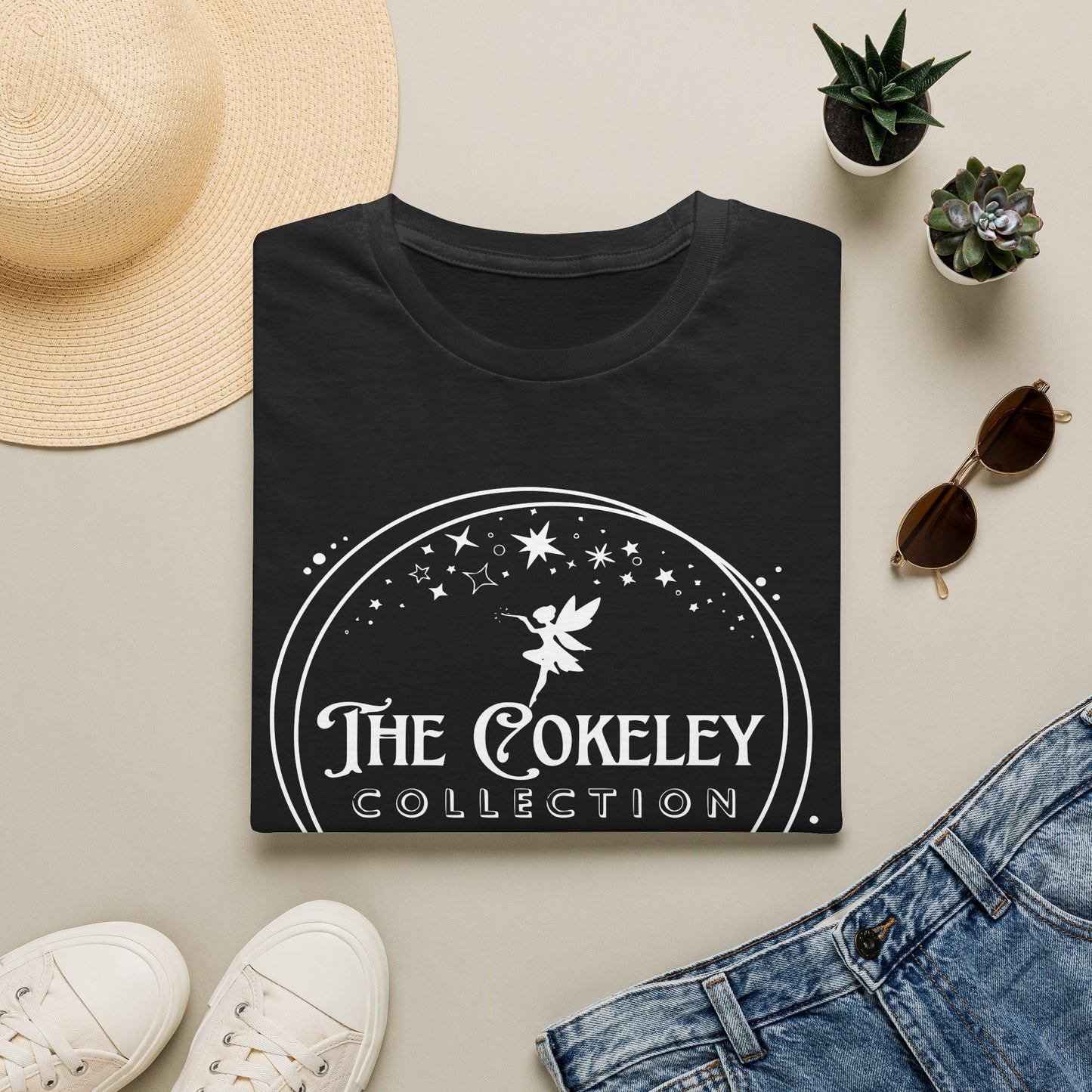 The Cokeley Collection T-Shirt | Fairy Logo, Starry Circle Design