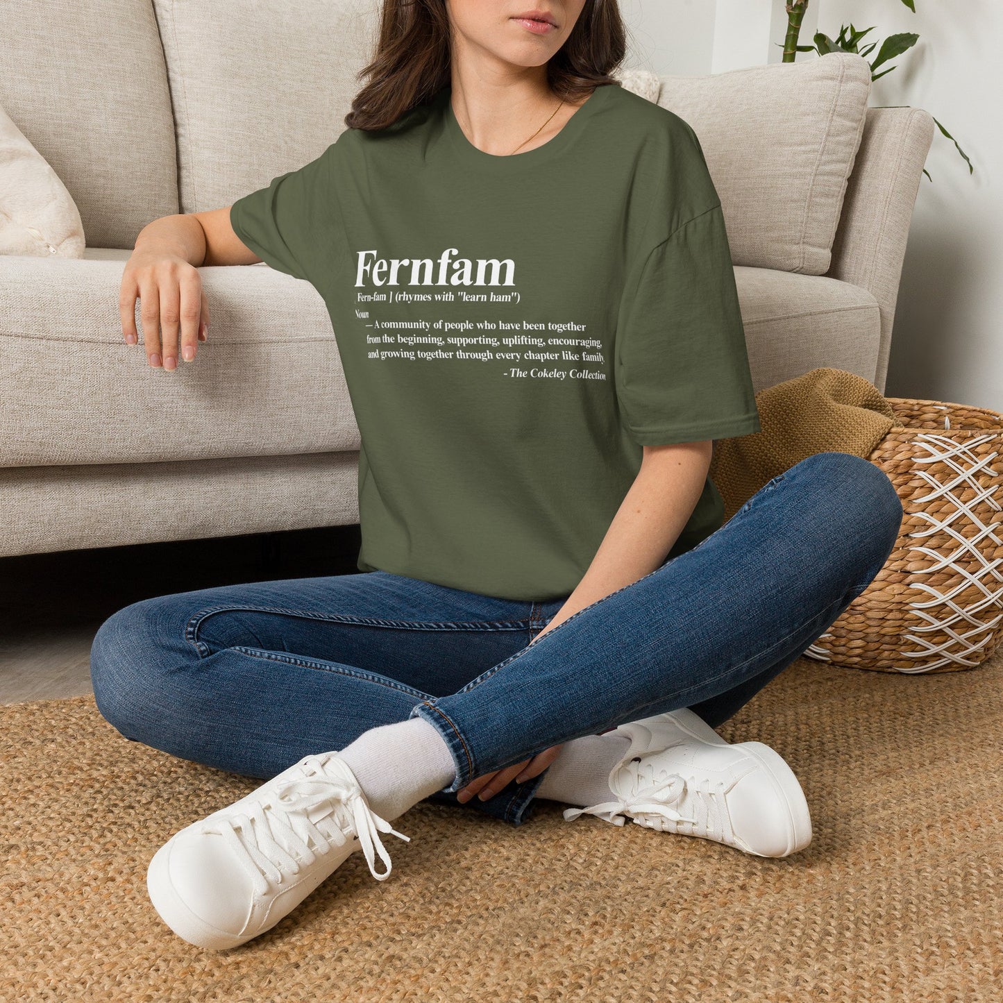Fernfam definition T-Shirt | family quote tee, community togetherness design