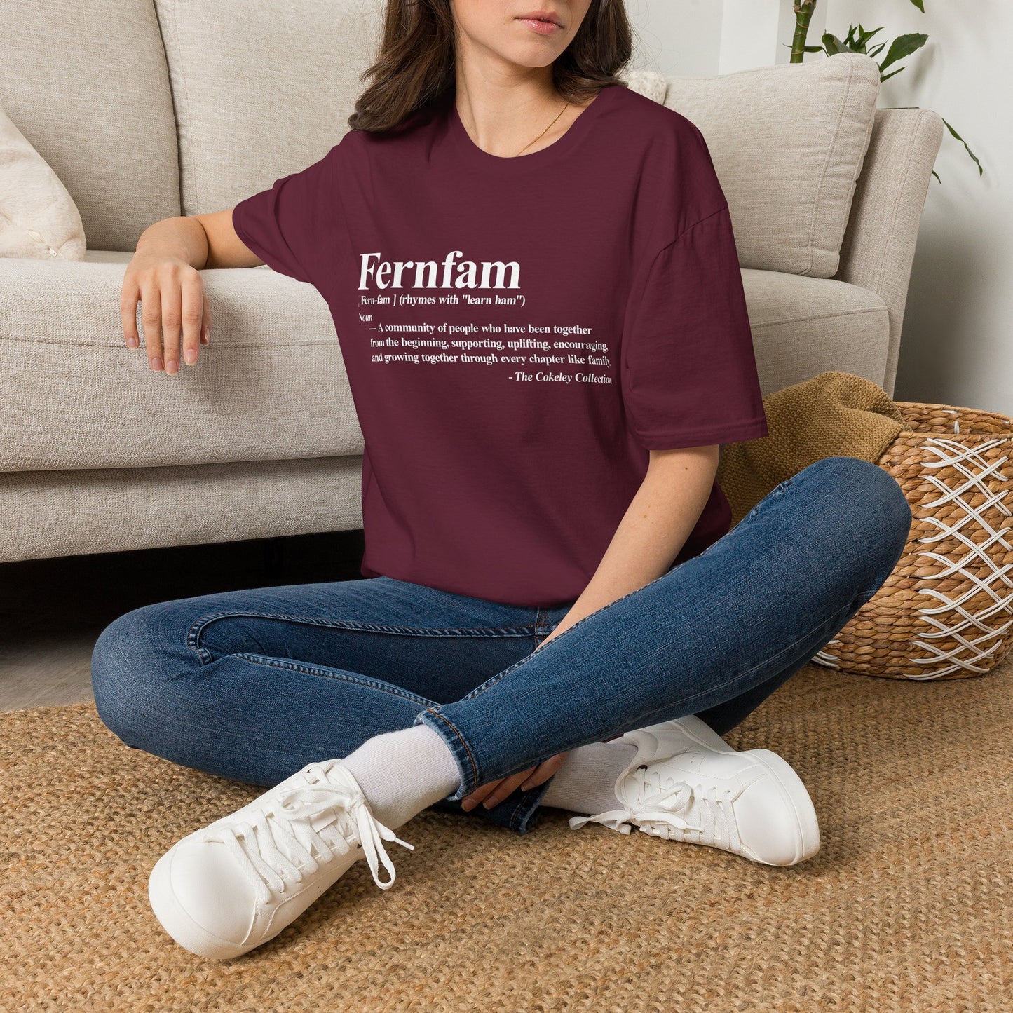 Fernfam definition T-Shirt | family quote tee, community togetherness design