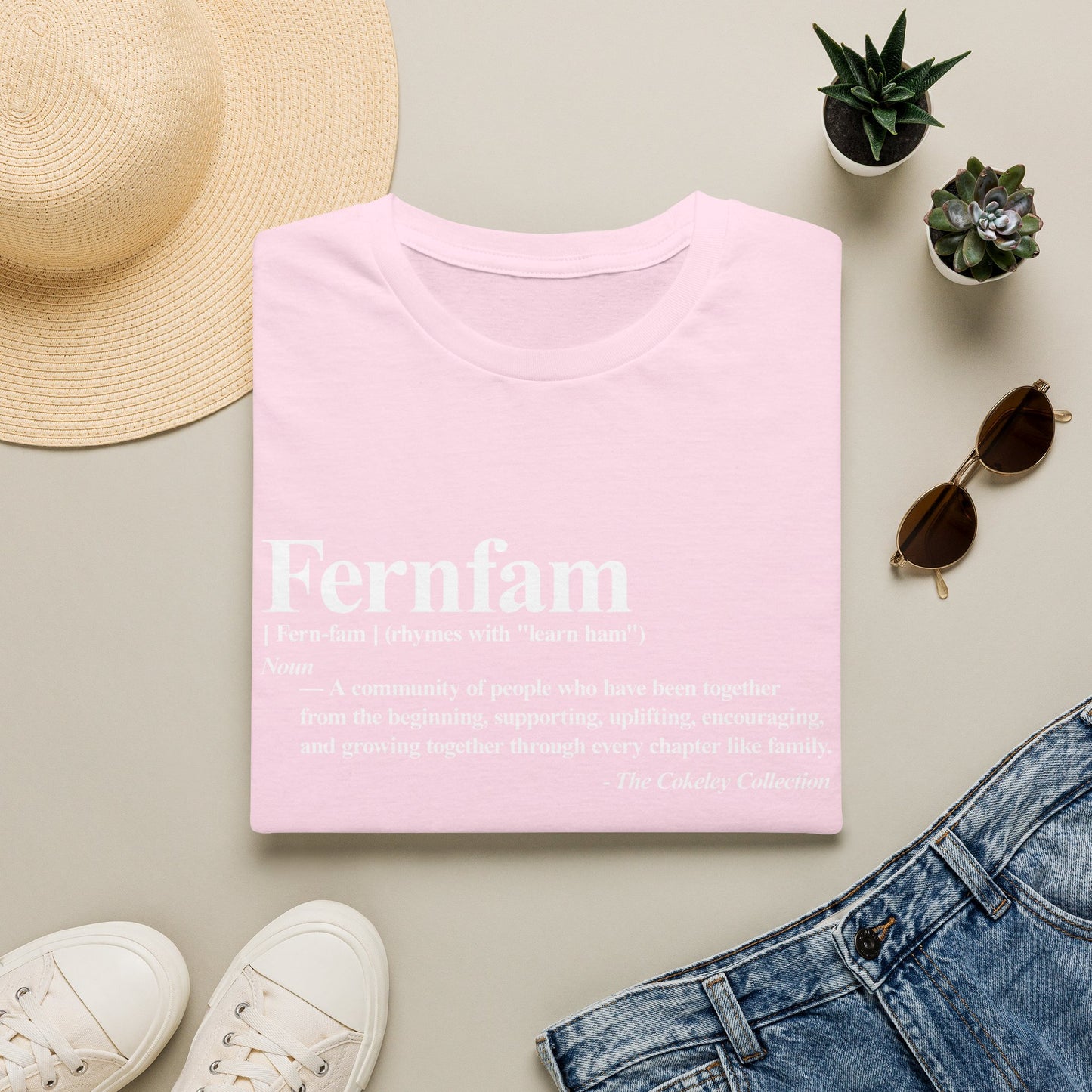 Fernfam definition T-Shirt | family quote tee, community togetherness design
