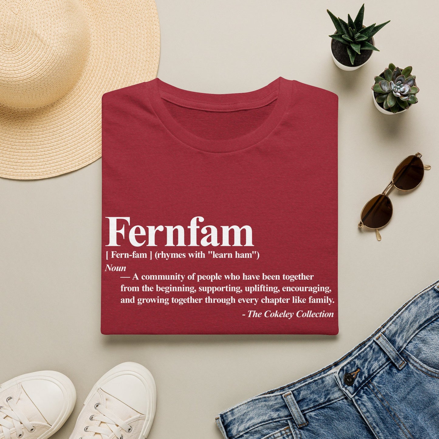 Fernfam definition T-Shirt | family quote tee, community togetherness design