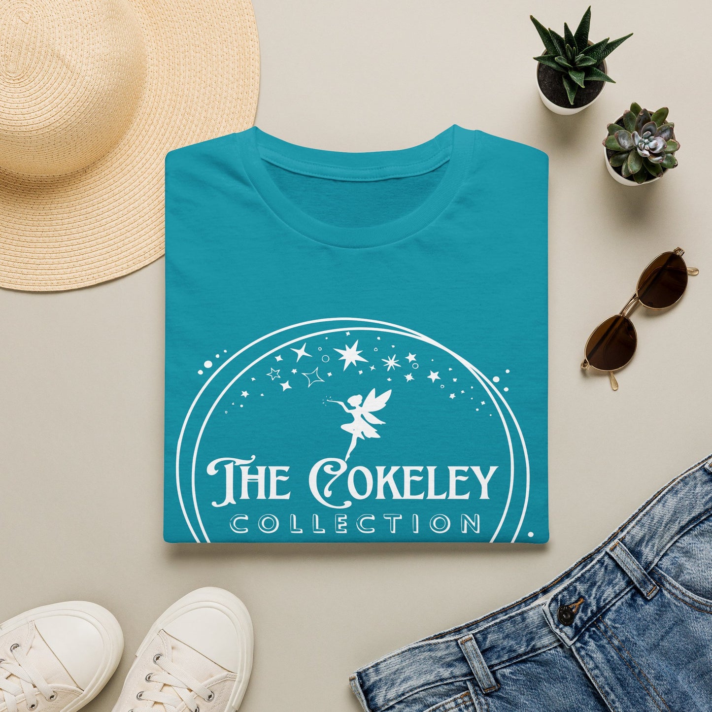 The Cokeley Collection T-Shirt | Fairy Logo, Starry Circle Design