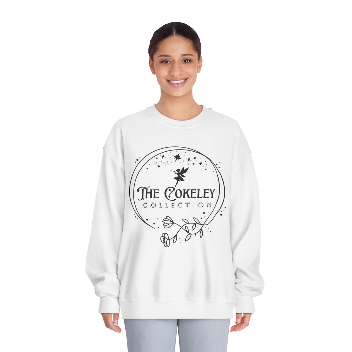 The Cokeley Collection logo Sweatshirt | floral emblem circle design