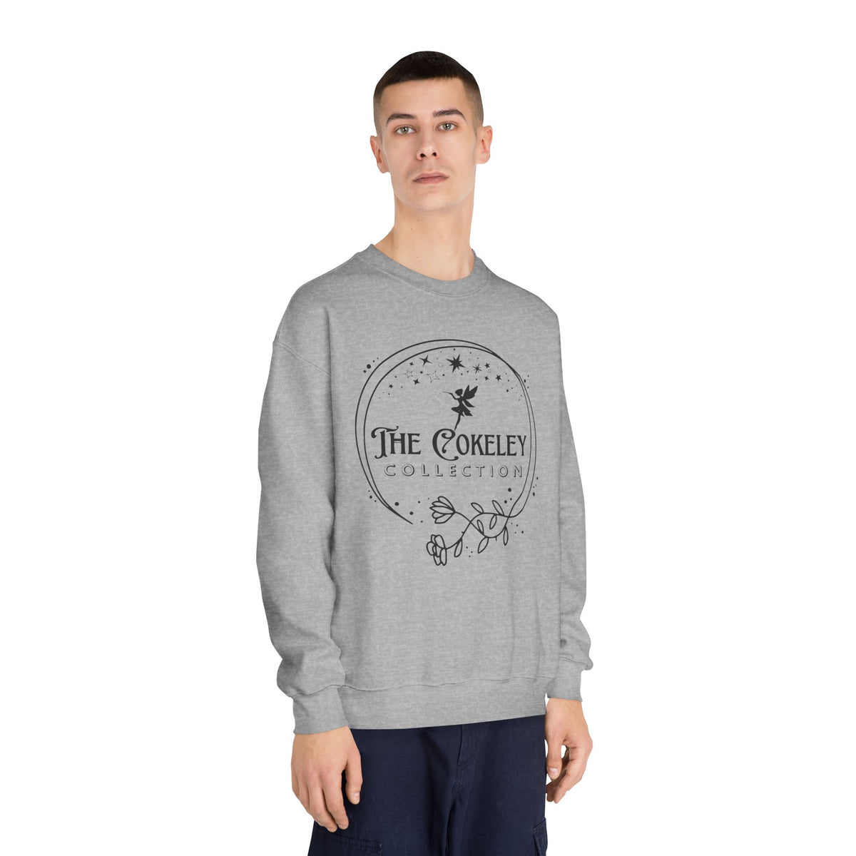 The Cokeley Collection logo Sweatshirt | floral emblem circle design