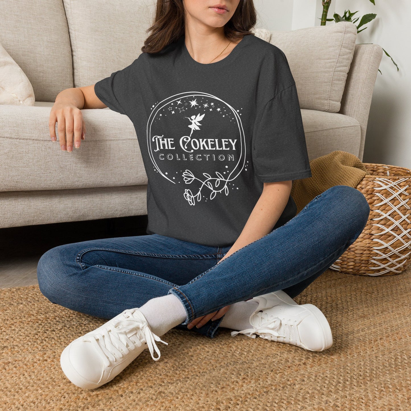 The Cokeley Collection T-Shirt | Fairy Logo, Starry Circle Design