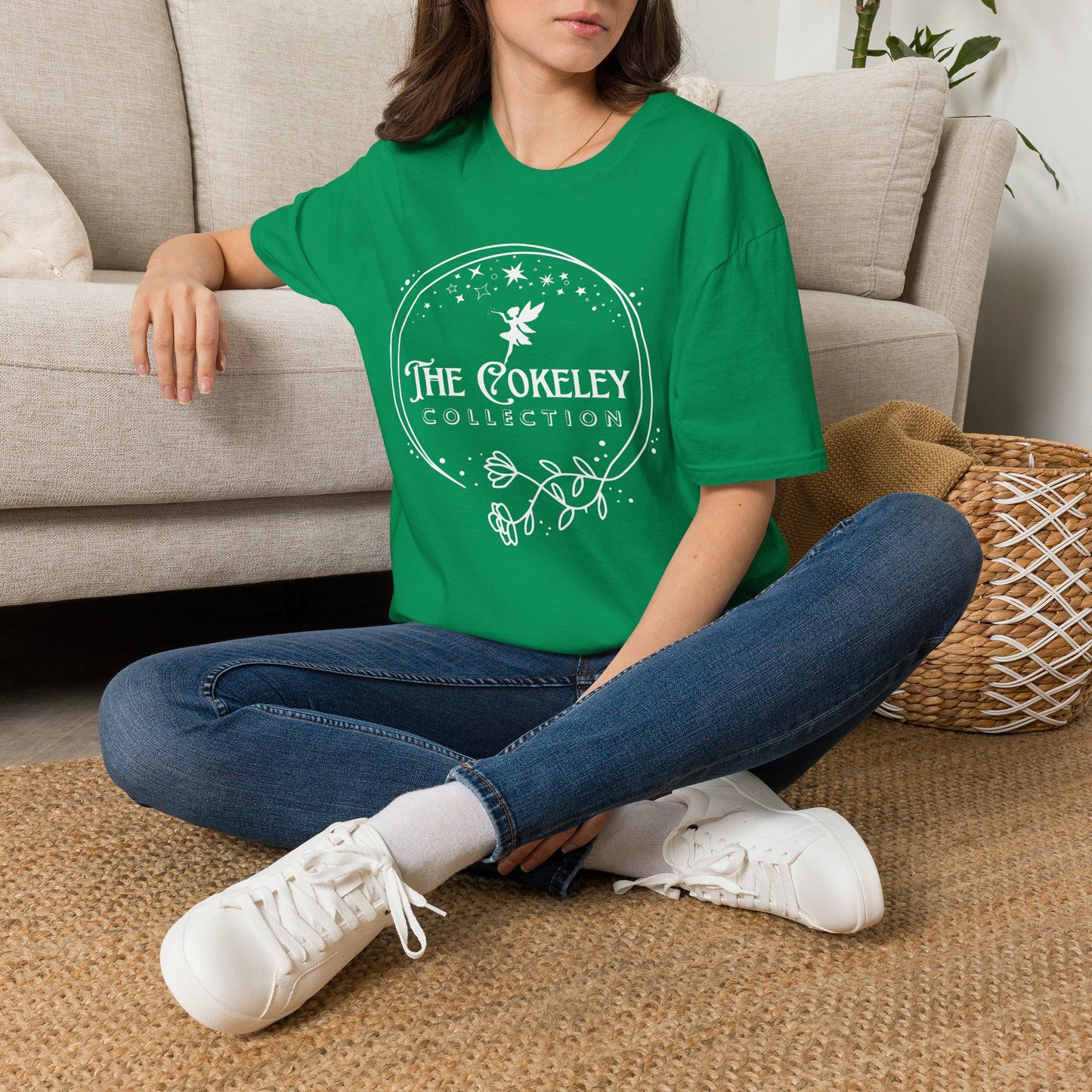 The Cokeley Collection T-Shirt | Fairy Logo, Starry Circle Design