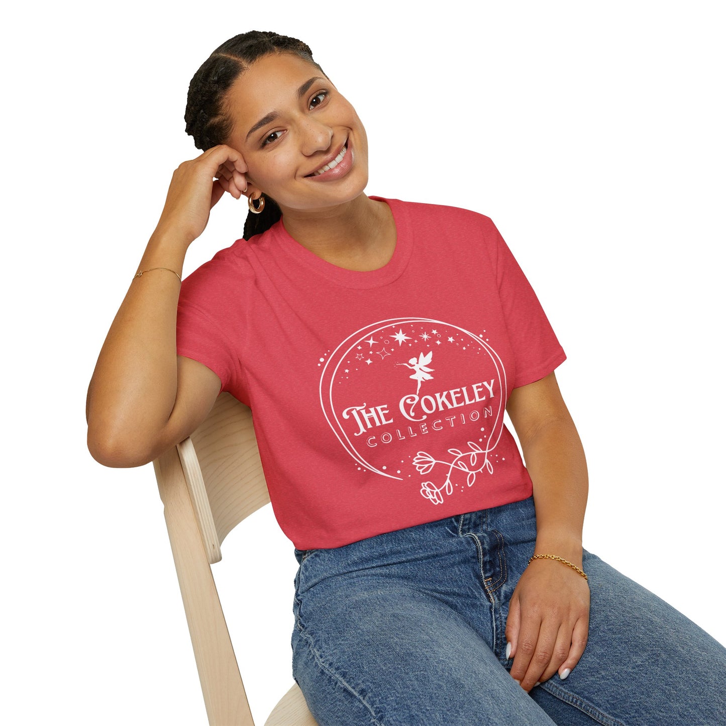 The Cokeley Collection T-Shirt | Fairy Logo, Starry Circle Design
