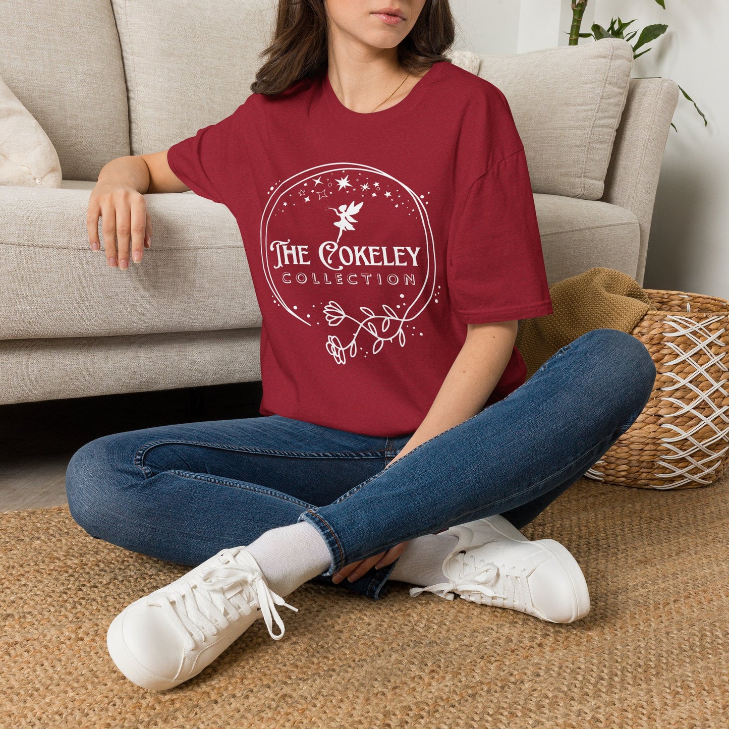 The Cokeley Collection T-Shirt | Fairy Logo, Starry Circle Design