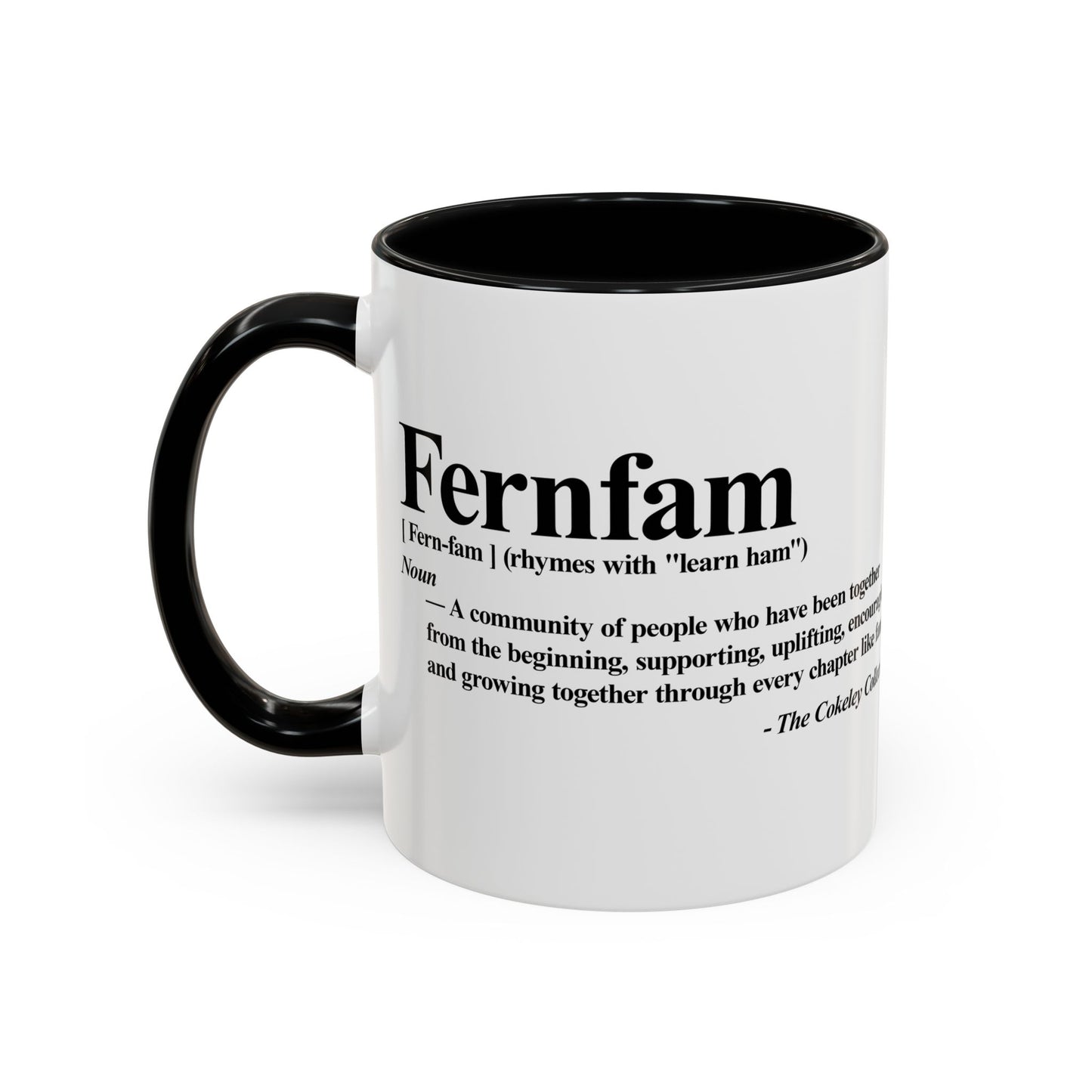The Cokeley Collection logo Accent Coffee Mug | 11oz 15oz