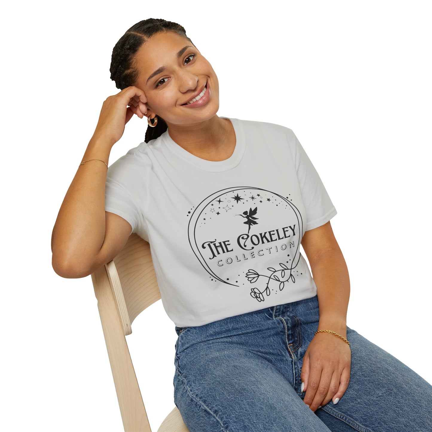 The Cokeley Collection T-Shirt | Fairy Logo, Floral Emblem