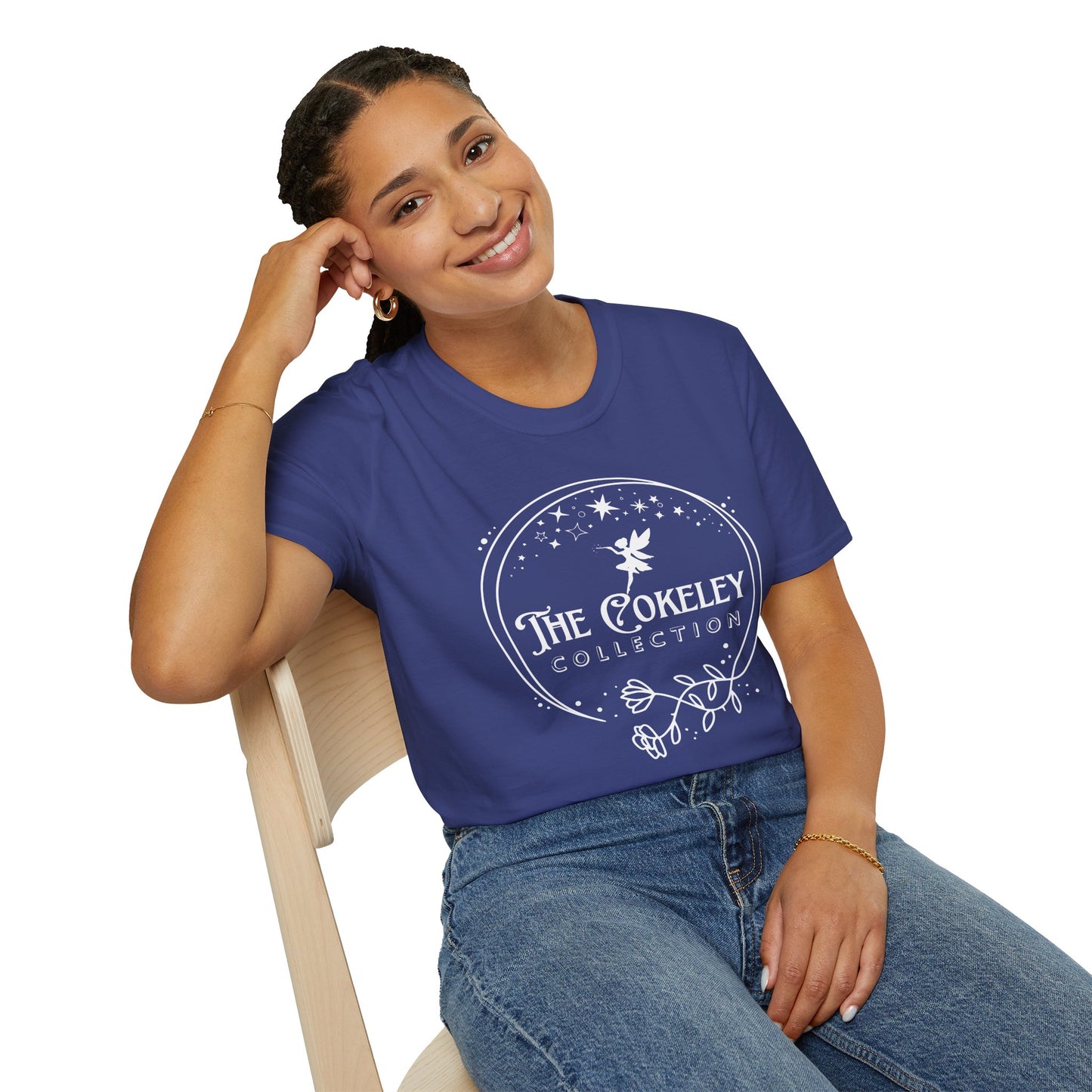 The Cokeley Collection T-Shirt | Fairy Logo, Starry Circle Design