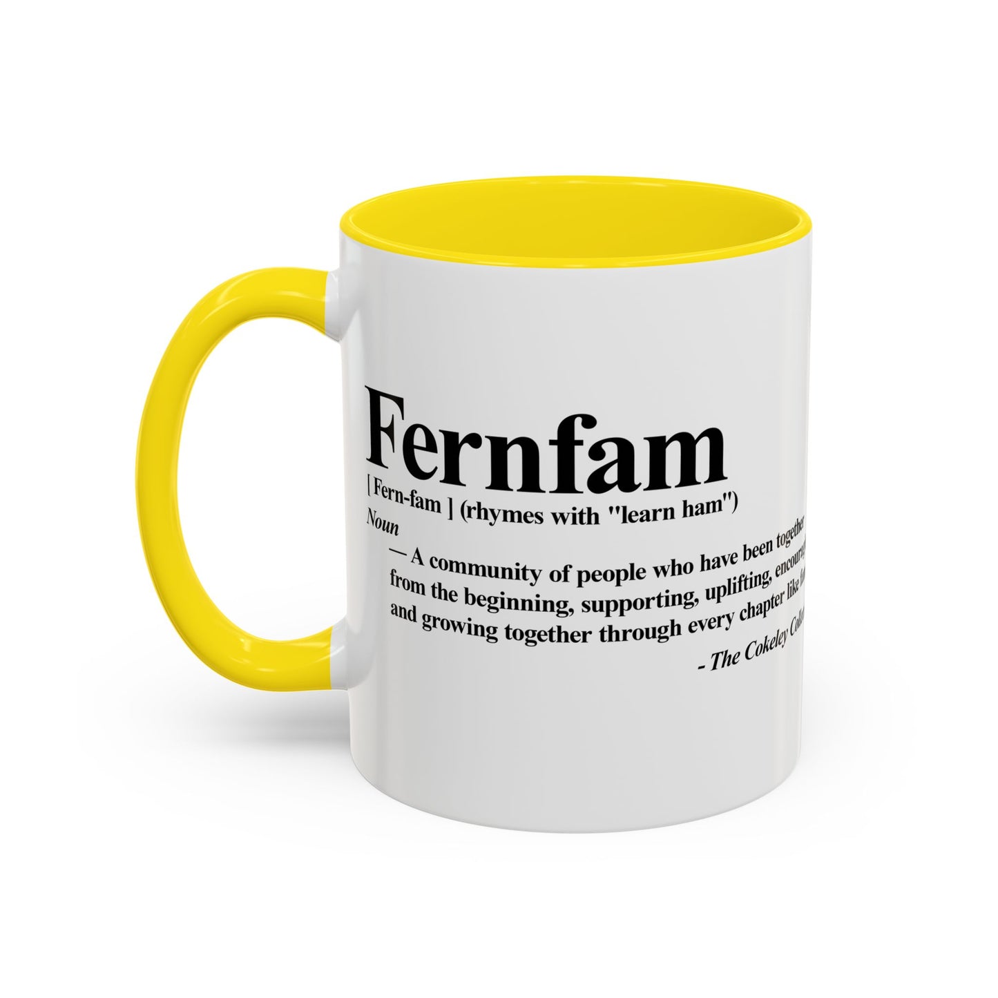 The Cokeley Collection logo Accent Coffee Mug | 11oz 15oz