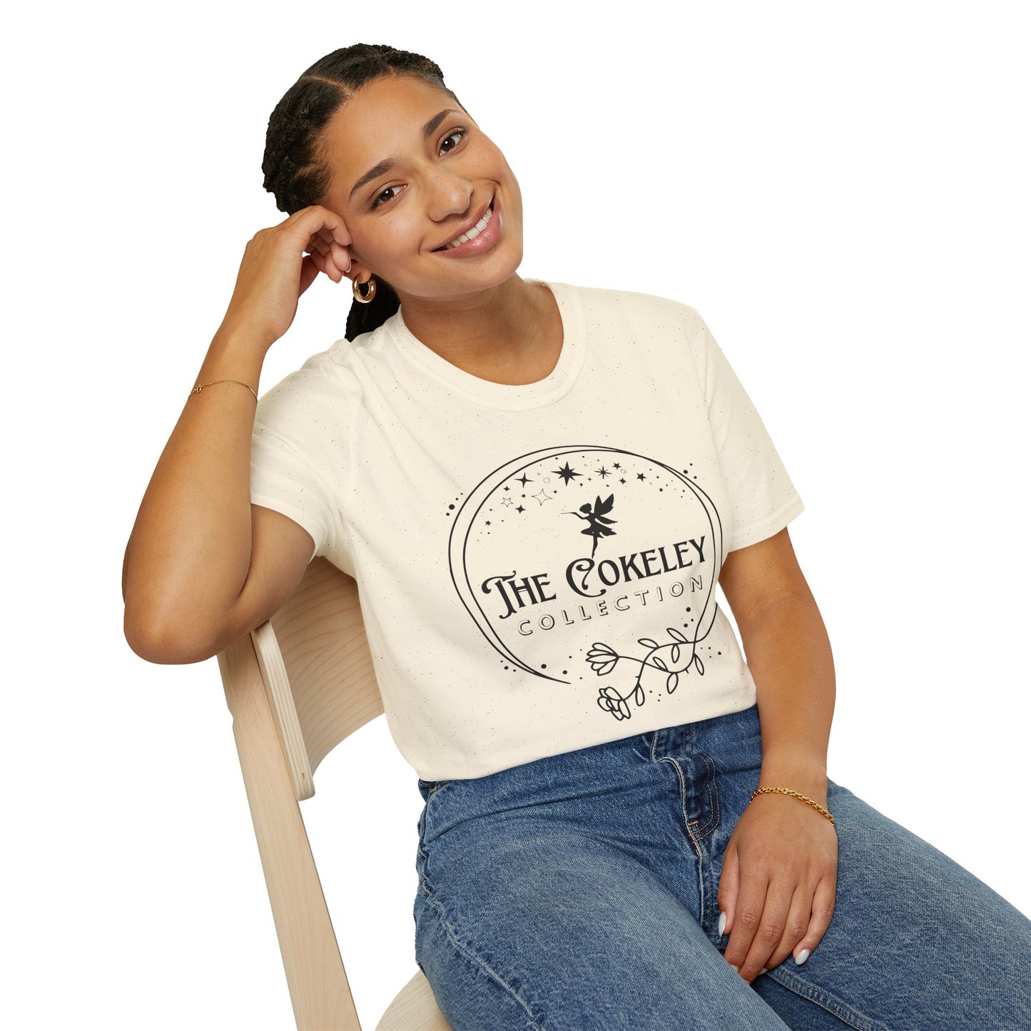 The Cokeley Collection T-Shirt | Fairy Logo, Floral Emblem