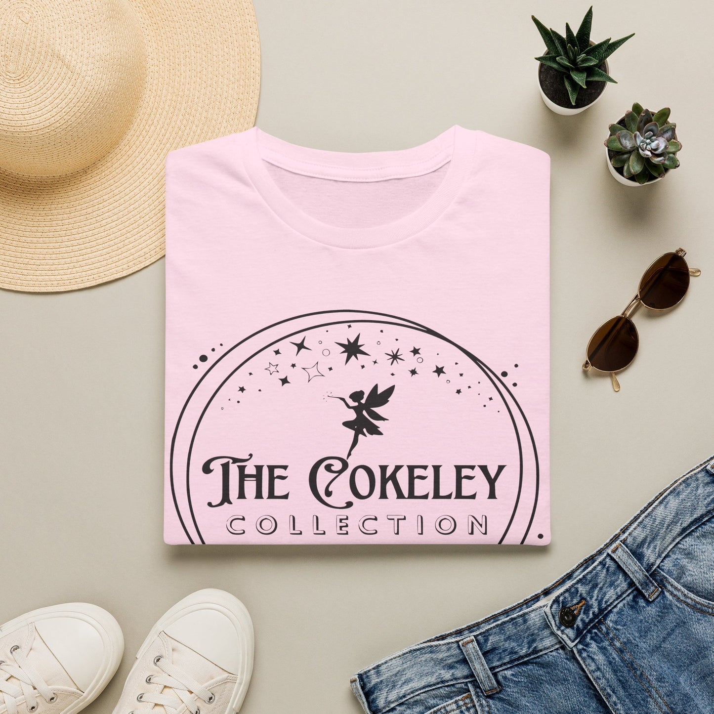 The Cokeley Collection T-Shirt | Fairy Logo, Floral Emblem