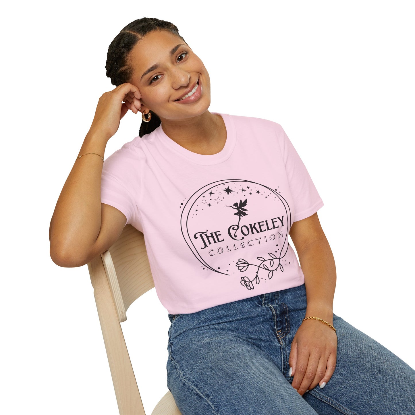 The Cokeley Collection T-Shirt | Fairy Logo, Floral Emblem