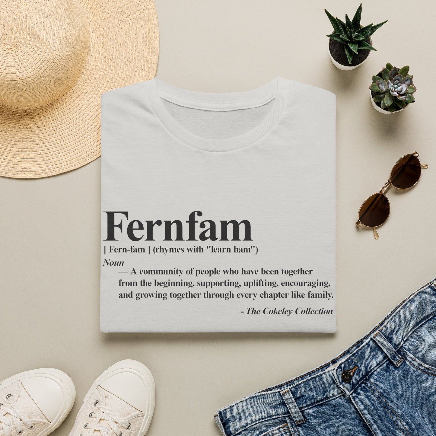 Fernfam definition shirt | T-Shirt, family name tee, name meaning design