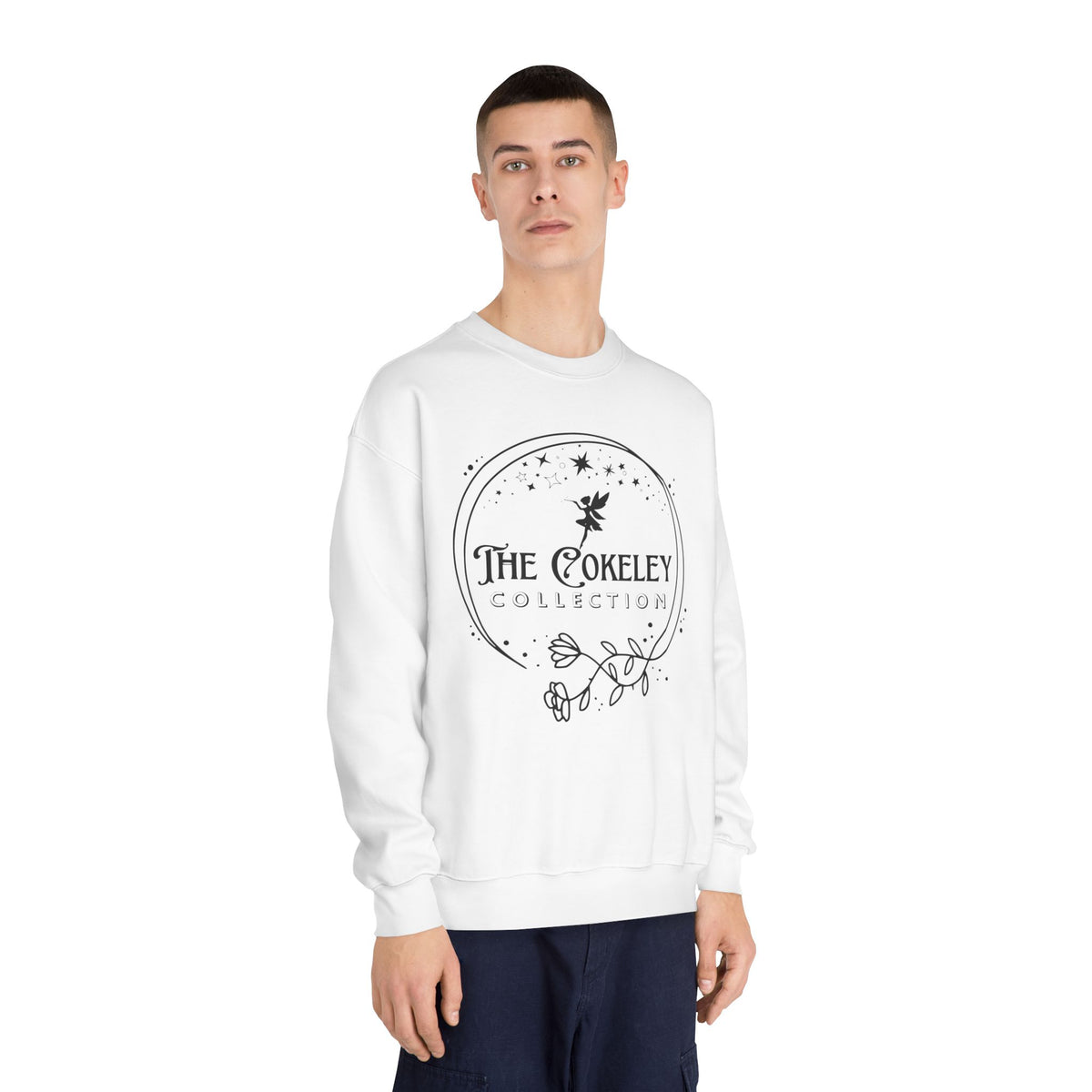 The Cokeley Collection logo Sweatshirt | floral emblem circle design