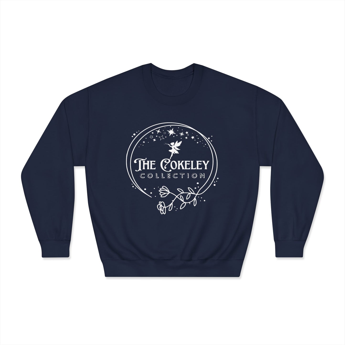 The Cokely Collection logo Crewneck Sweatshirt | Botanical Circle Design