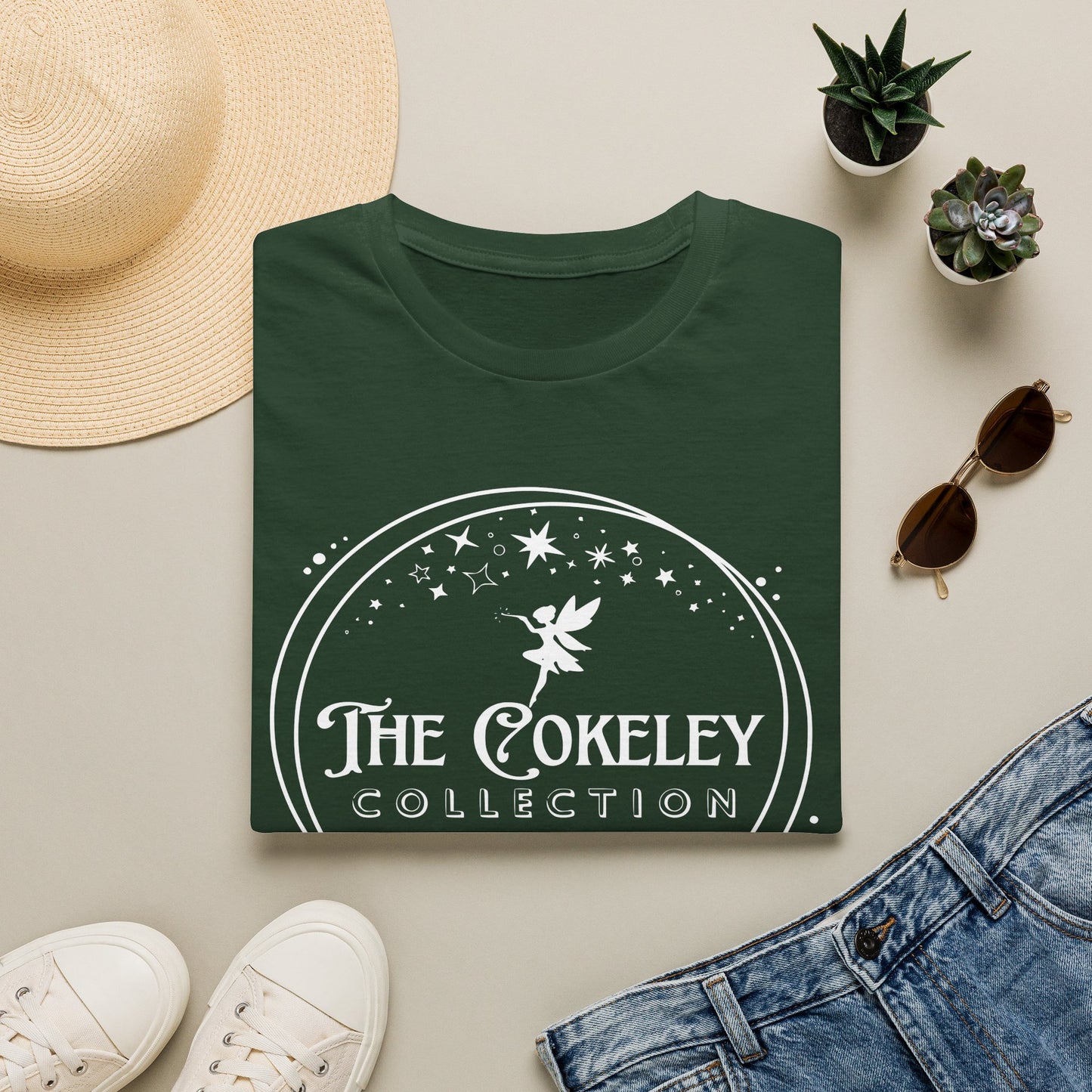 The Cokeley Collection T-Shirt | Fairy Logo, Starry Circle Design