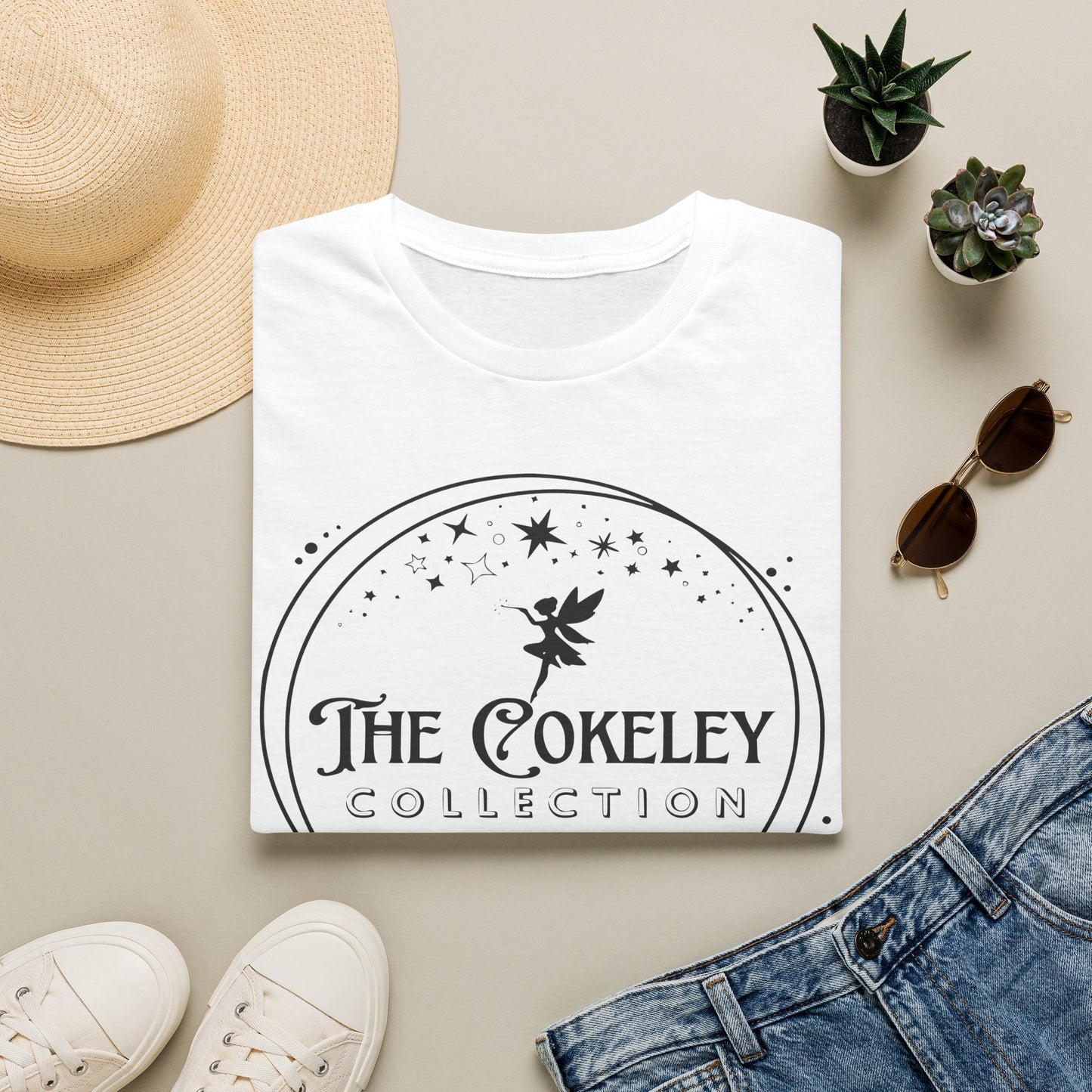 The Cokeley Collection T-Shirt | Fairy Logo, Floral Emblem
