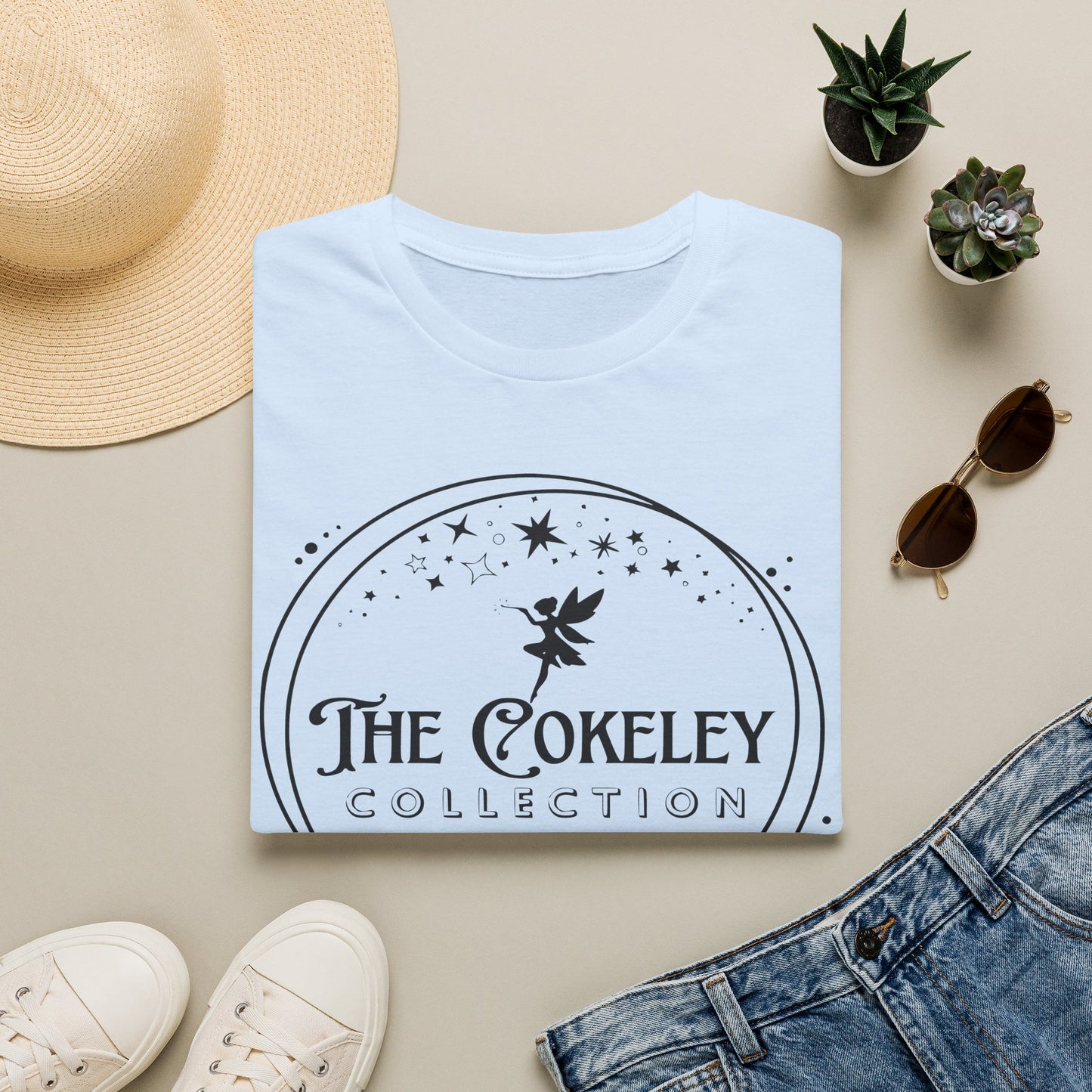 The Cokeley Collection T-Shirt | Fairy Logo, Floral Emblem