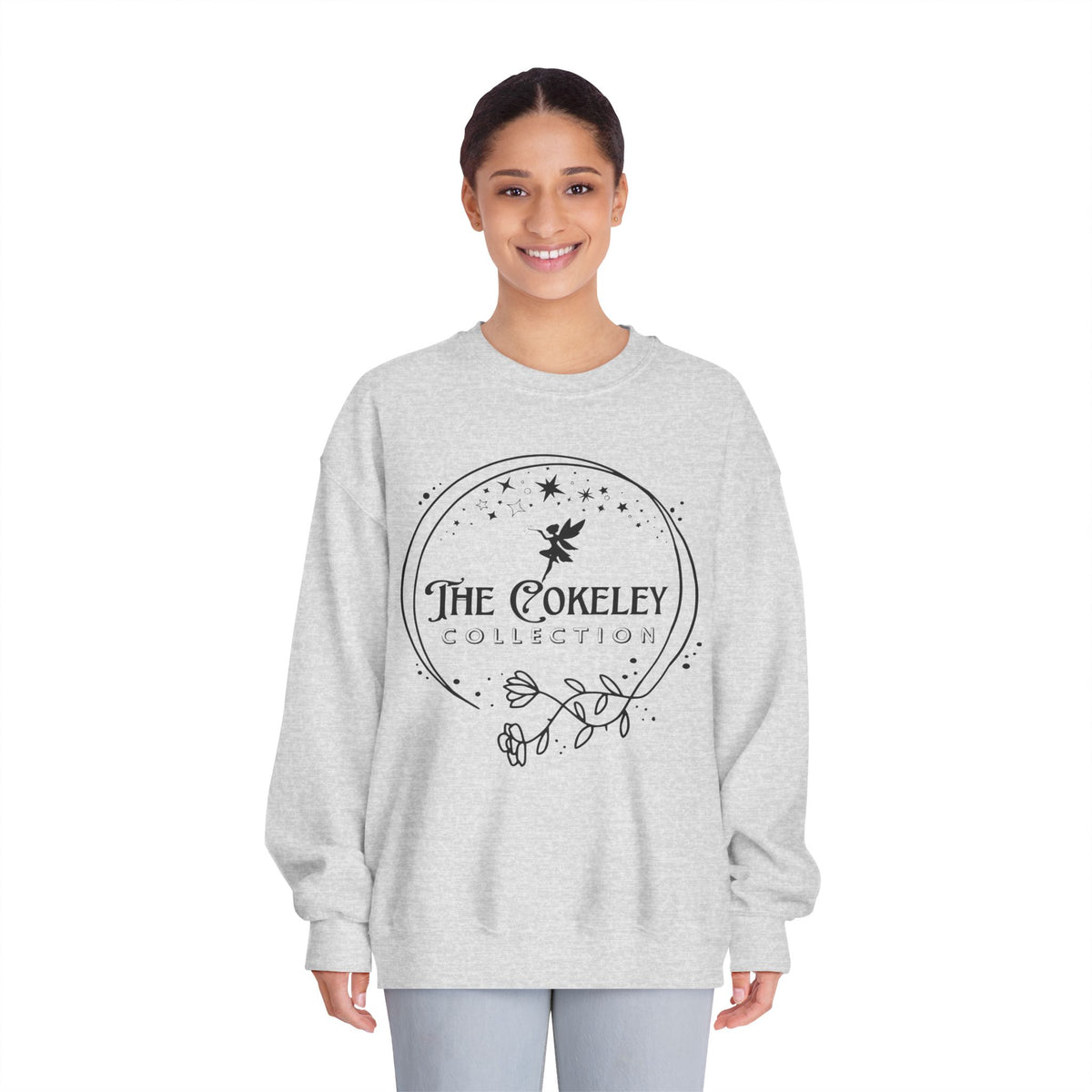 The Cokeley Collection logo Sweatshirt | floral emblem circle design