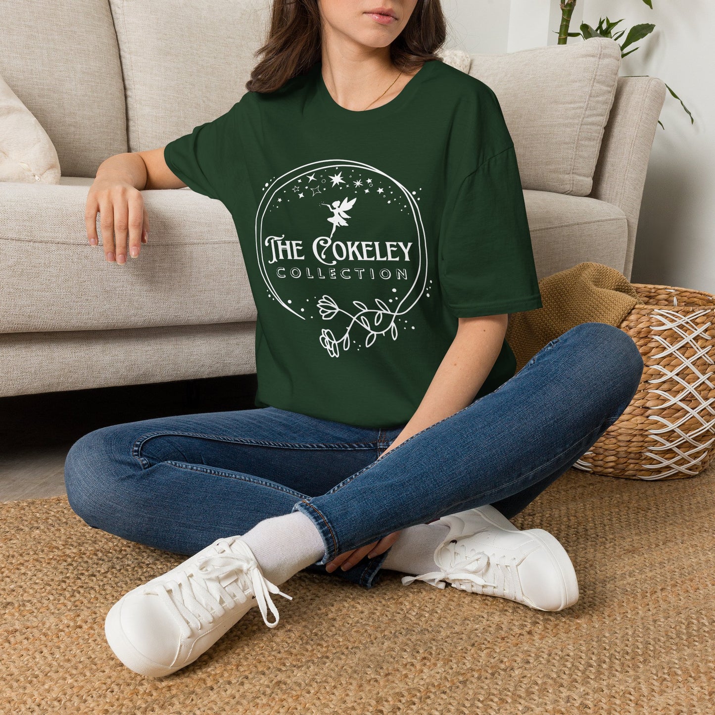 The Cokeley Collection T-Shirt | Fairy Logo, Starry Circle Design