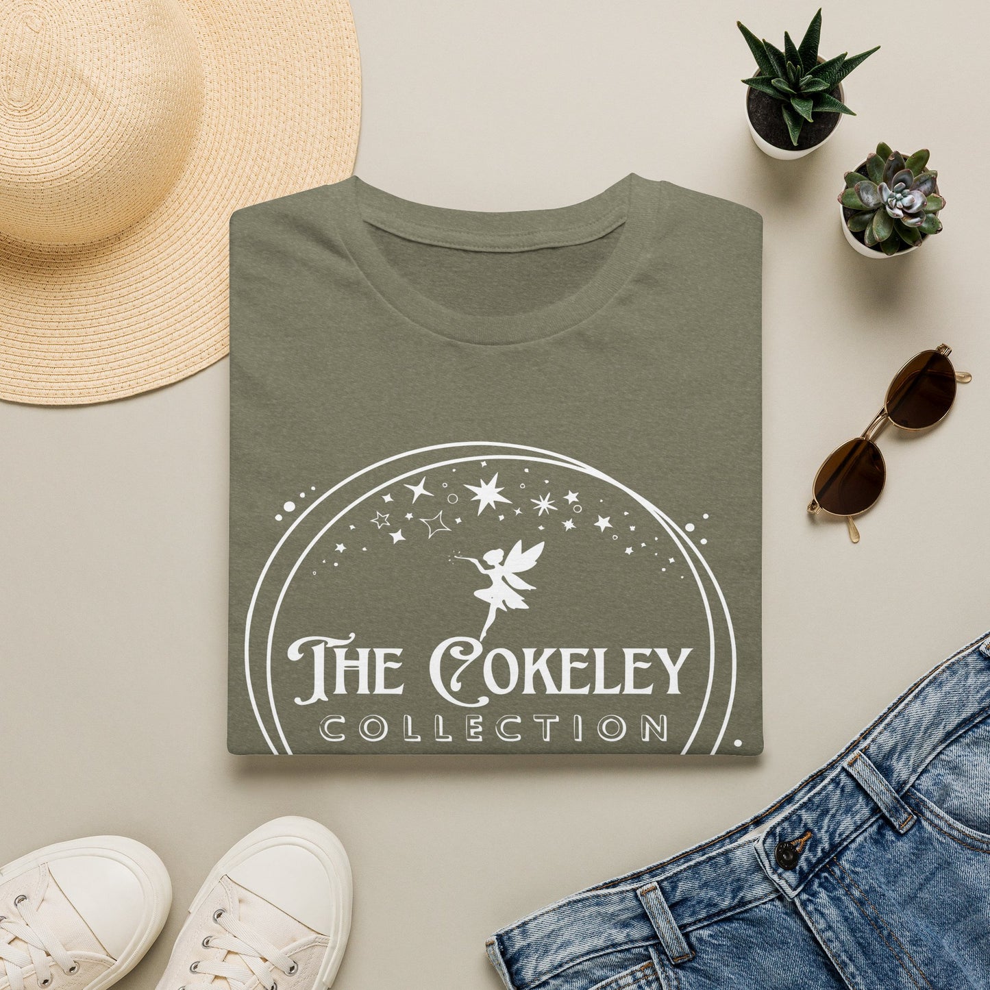 The Cokeley Collection T-Shirt | Fairy Logo, Starry Circle Design