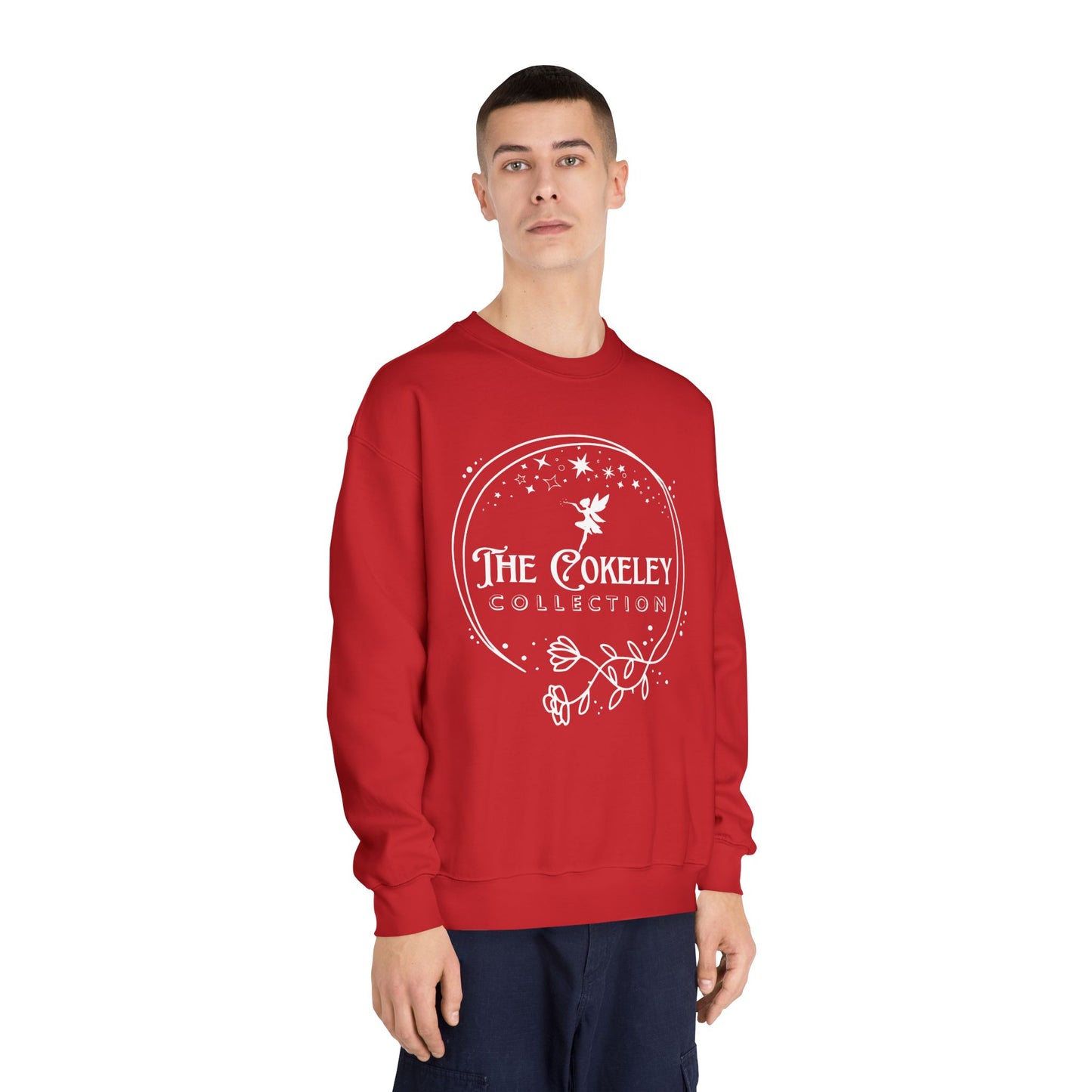 The Cokely Collection logo Crewneck Sweatshirt | Botanical Circle Design