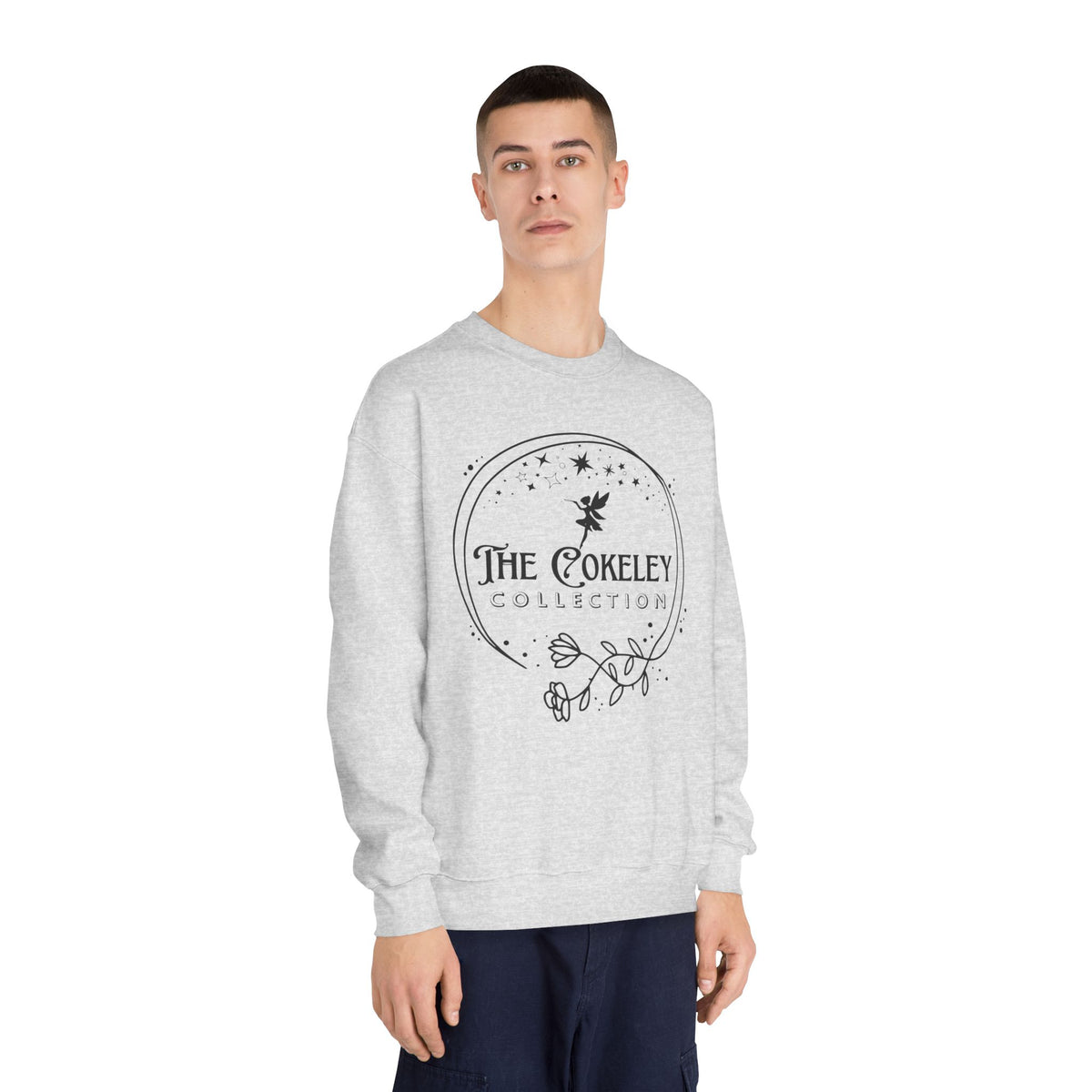 The Cokeley Collection logo Sweatshirt | floral emblem circle design
