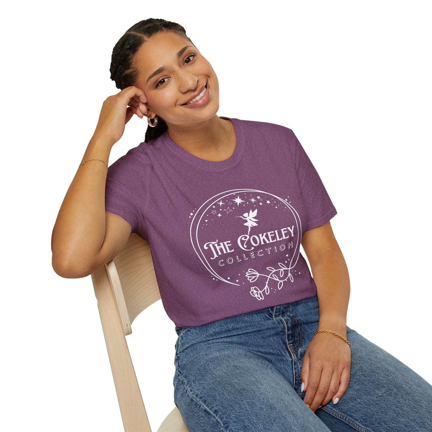 The Cokeley Collection T-Shirt | Fairy Logo, Starry Circle Design