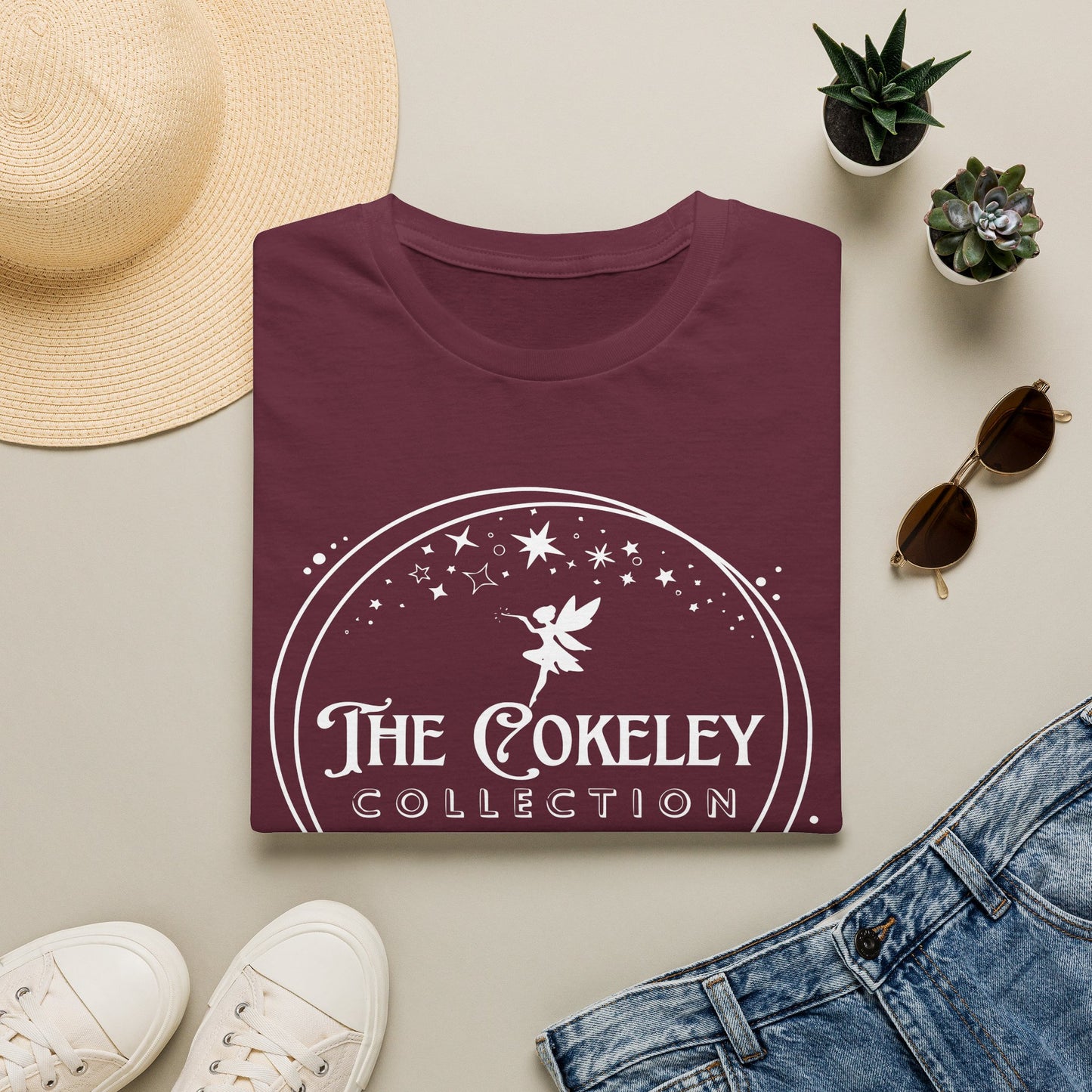The Cokeley Collection T-Shirt | Fairy Logo, Starry Circle Design