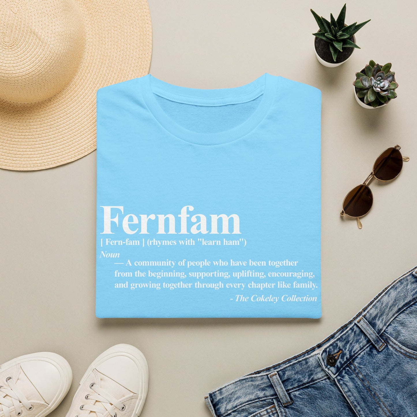 Fernfam definition T-Shirt | family quote tee, community togetherness design