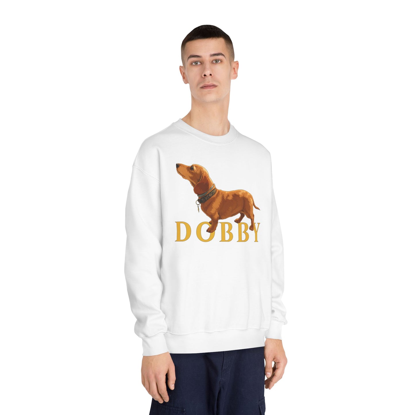 Dobby Crewneck Sweatshirt | Sausage Dog Graphic